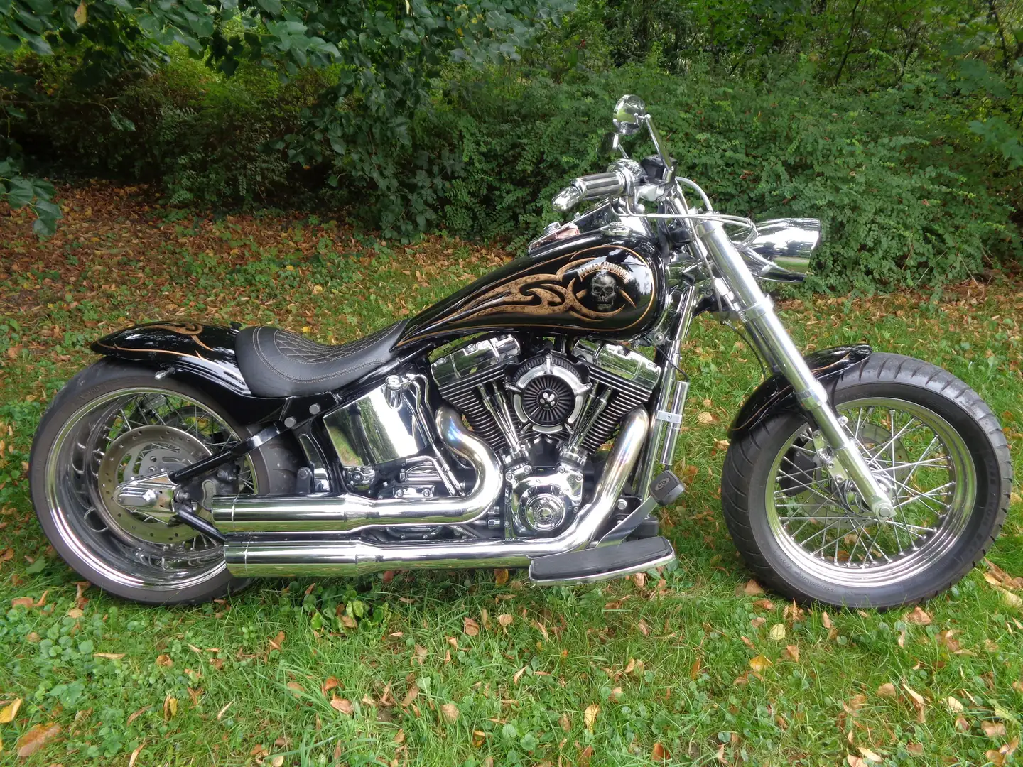 Harley-Davidson Custom Bike Chopperumbau Černá - 1