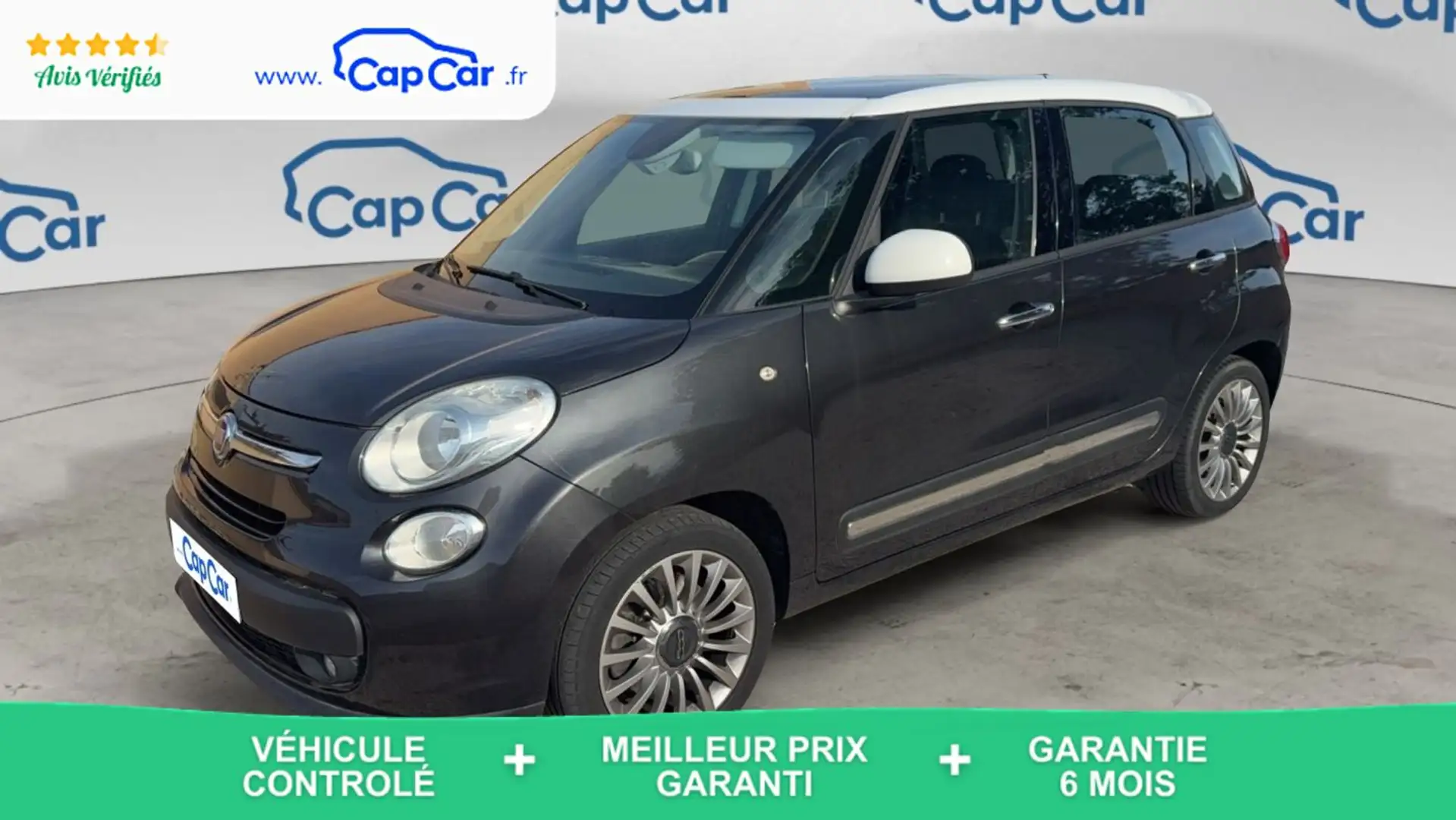Fiat 500L 1.6 MJTD 120 Lounge Noir - 1