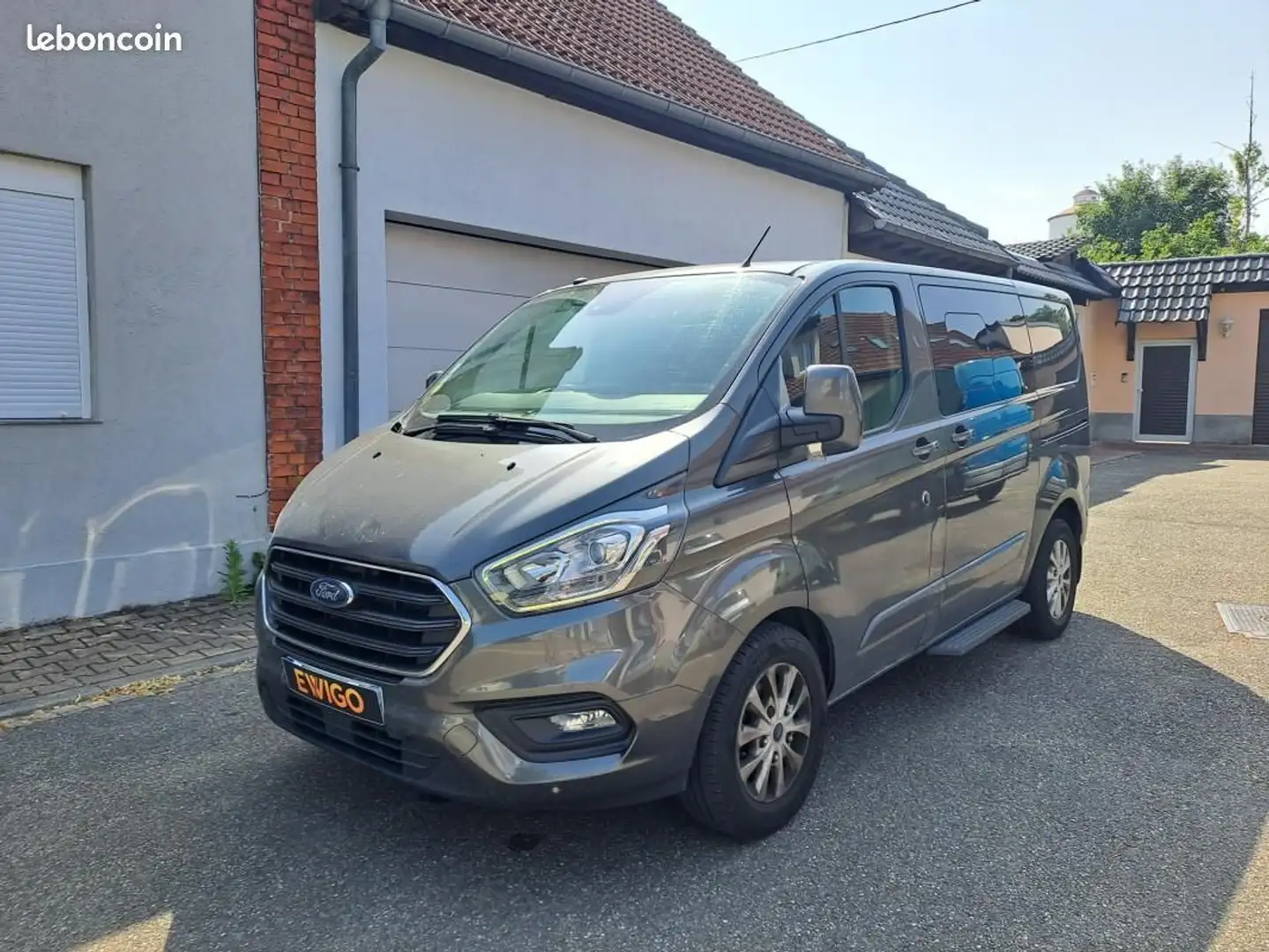 Ford Transit Custom Transit 130ch L1H1 LIMITED TVA RECUPERABLE Gris - 1