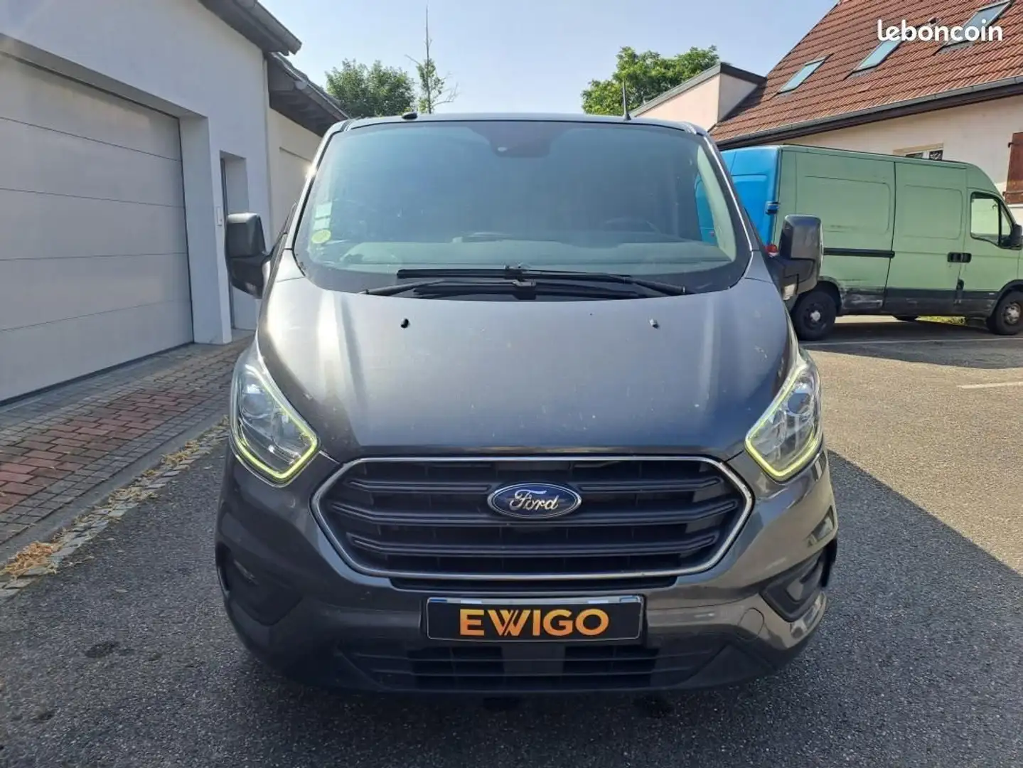 Ford Transit Custom Transit 130ch L1H1 LIMITED TVA RECUPERABLE Gris - 2