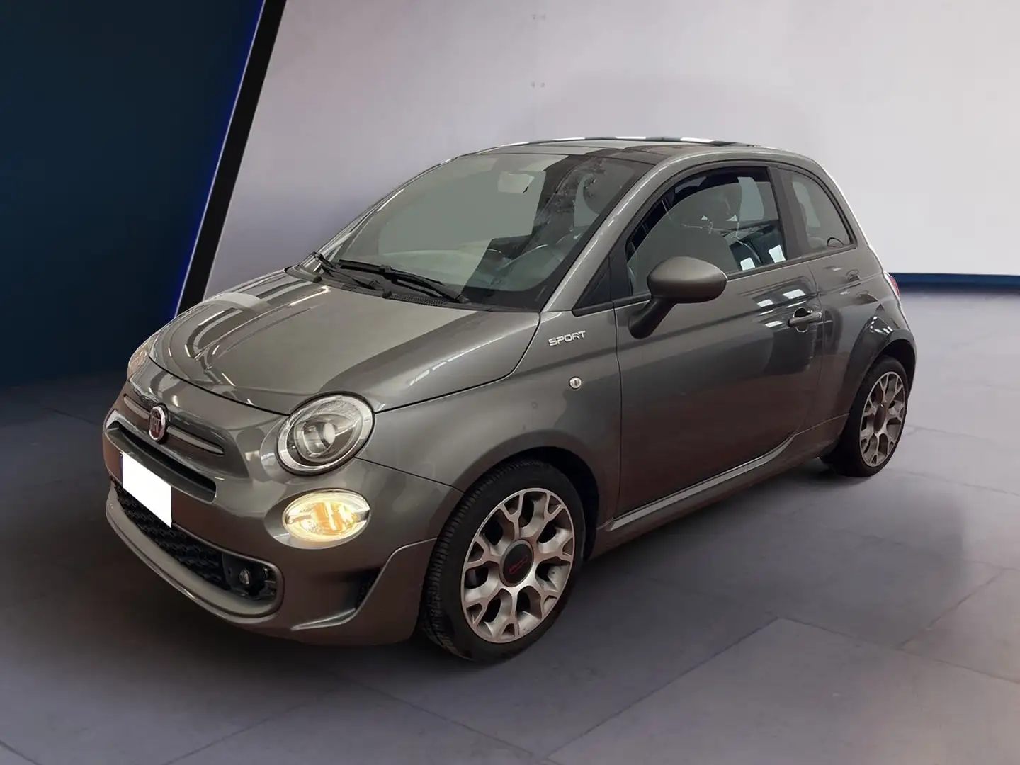 Fiat 500 III 2015 1.0 hybrid Sport 70cv Gris - 2