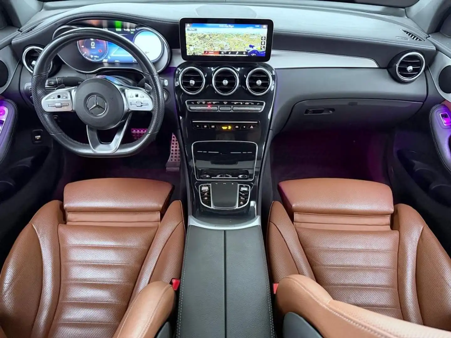 Mercedes-Benz GLC 300 de 4M Coupé AMG, Night, Sitzklima, SHD Schwarz - 2