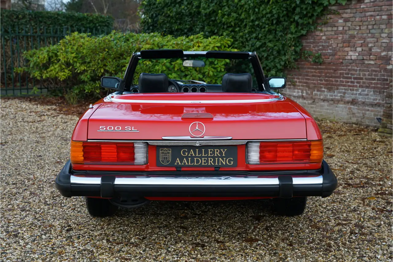 Mercedes-Benz SL 500 "Signal Red like Bobby Ewing's Car" Very well main, foto 11