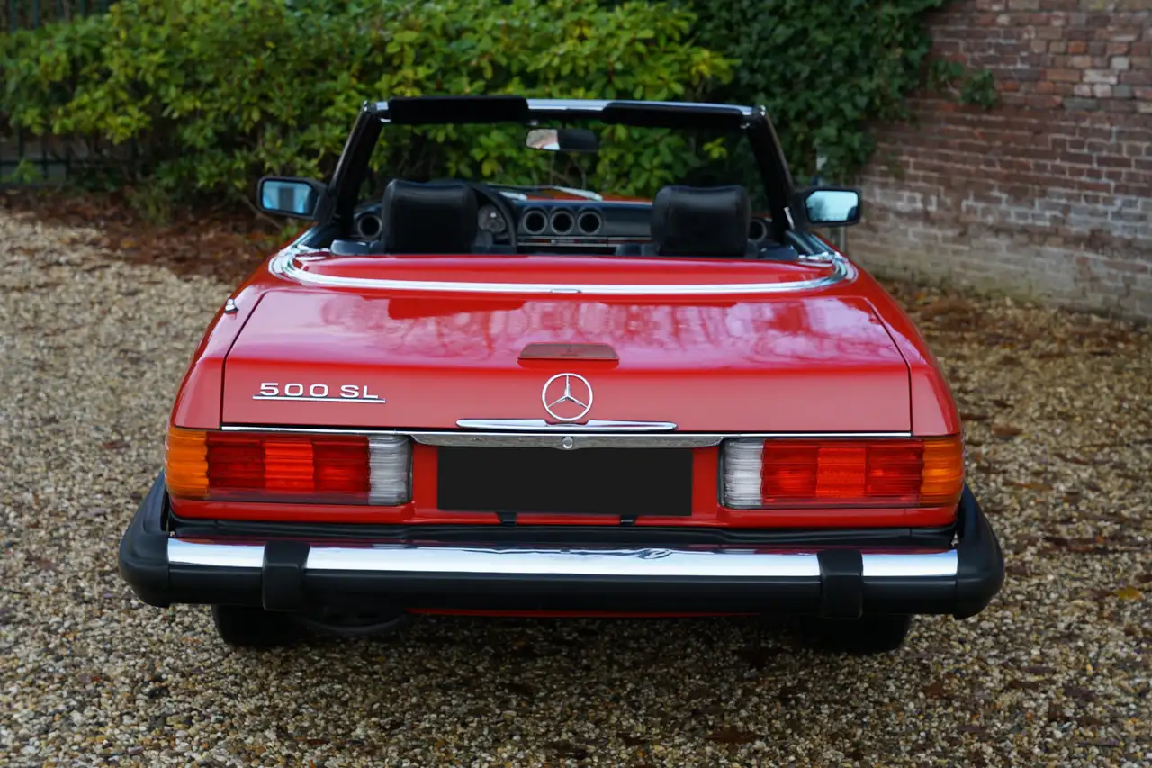 Mercedes-Benz SL 500 "Signal Red like Bobby Ewing's Car" Very well main, foto 6
