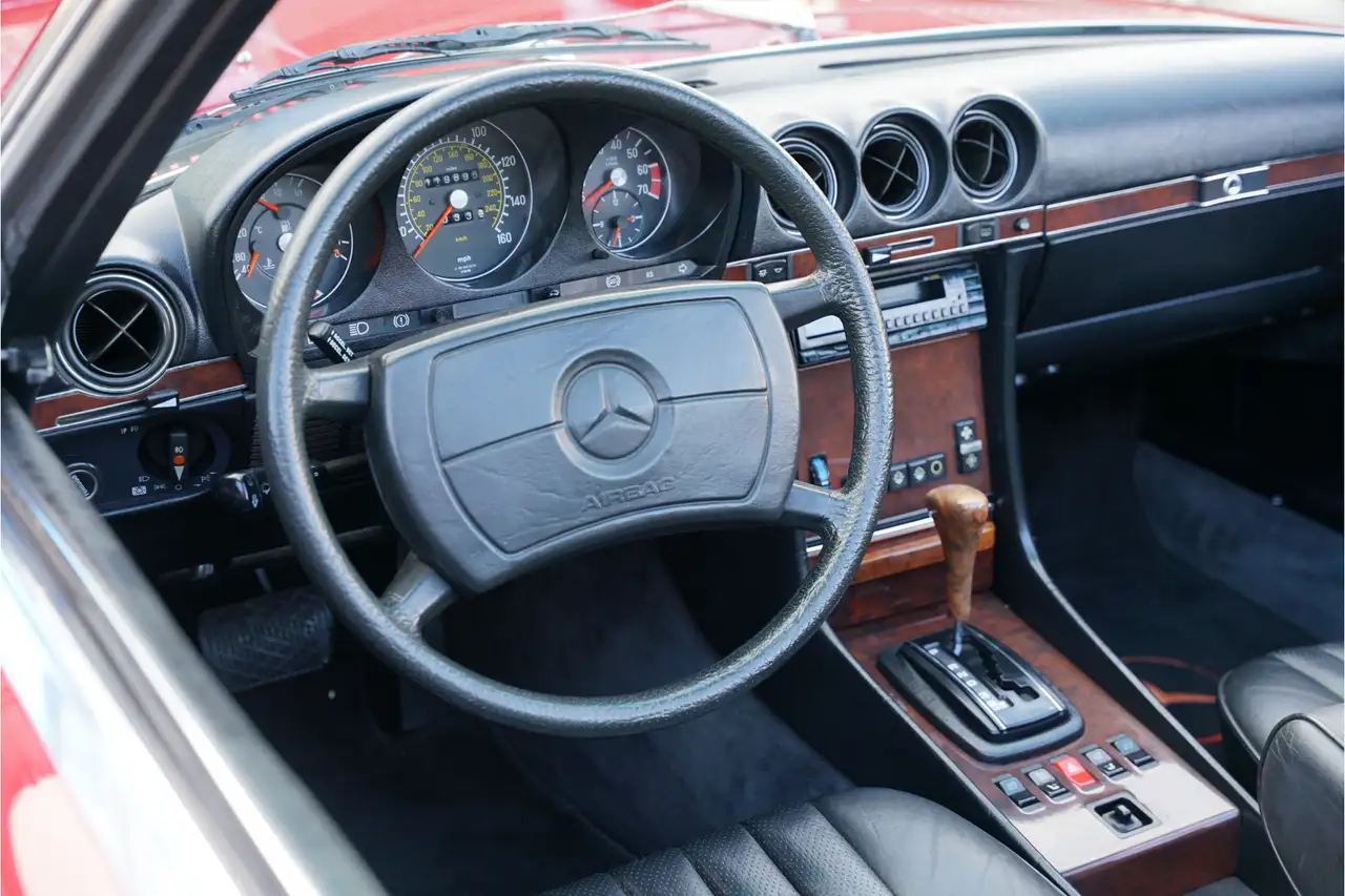 Mercedes-Benz SL 500 "Signal Red like Bobby Ewing's Car" Very well main, foto 12