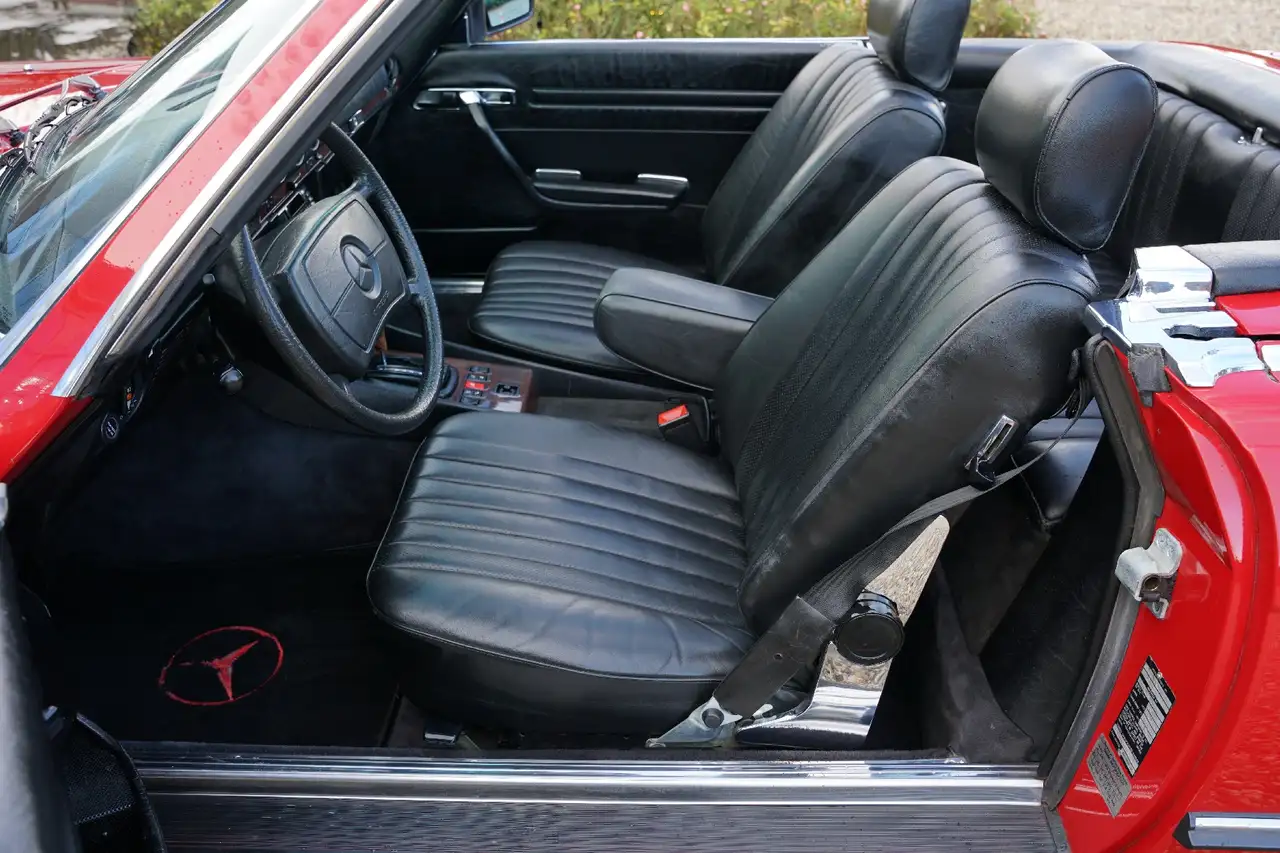 Mercedes-Benz SL 500 "Signal Red like Bobby Ewing's Car" Very well main, foto 3