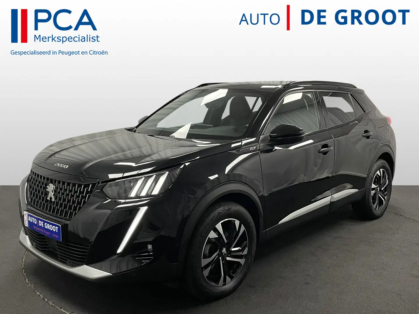 Peugeot 2008 GT Autom. 130pk Navi+Carplay | 3d Dash | Camera + Zwart - 1