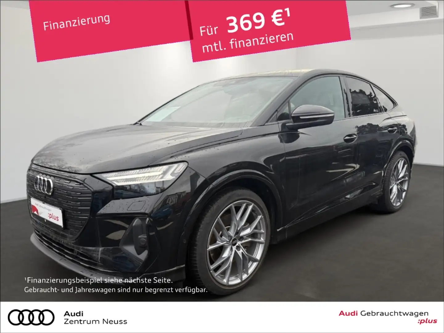 Audi Q4 e-tron SPORTBACK 40 E-TRON PANO KAMERA CARPLAY NAVI Schwarz - 1