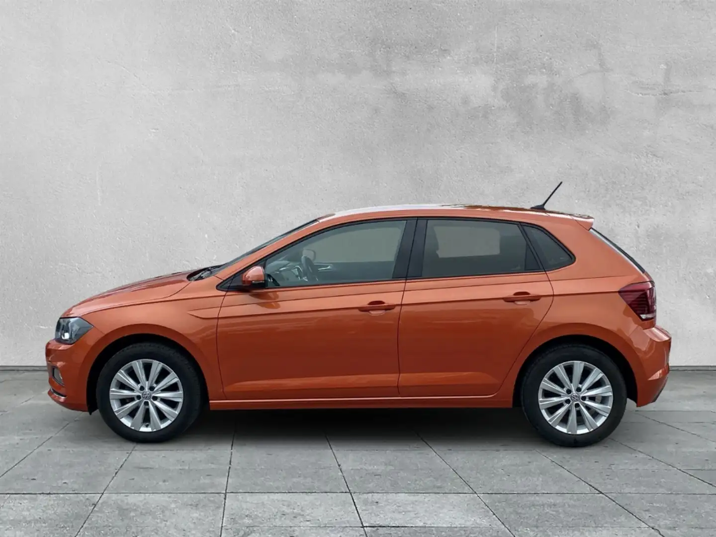 Volkswagen Polo VI 1.0 TSI Highline DAB+SHZ+PDC+APP-CONNECT Orange - 2