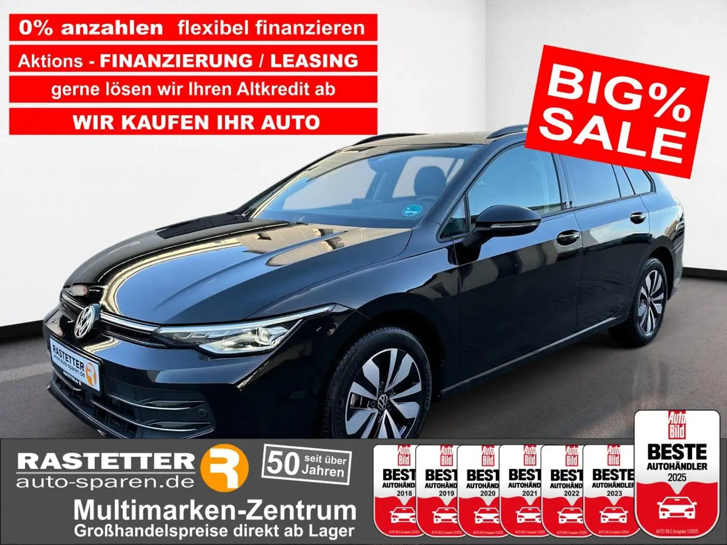 Volkswagen Golf Variant TSI Goal AHK+Navi+Kamera+LEDplus+ACC+virtC Schwarz - 1
