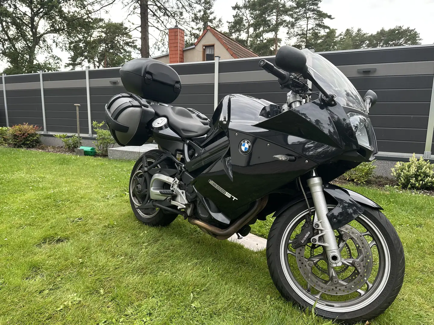 BMW F 800 ST 1. Hd |25k km | Voll |3Koffer |Tüv Neu Czarny - 1