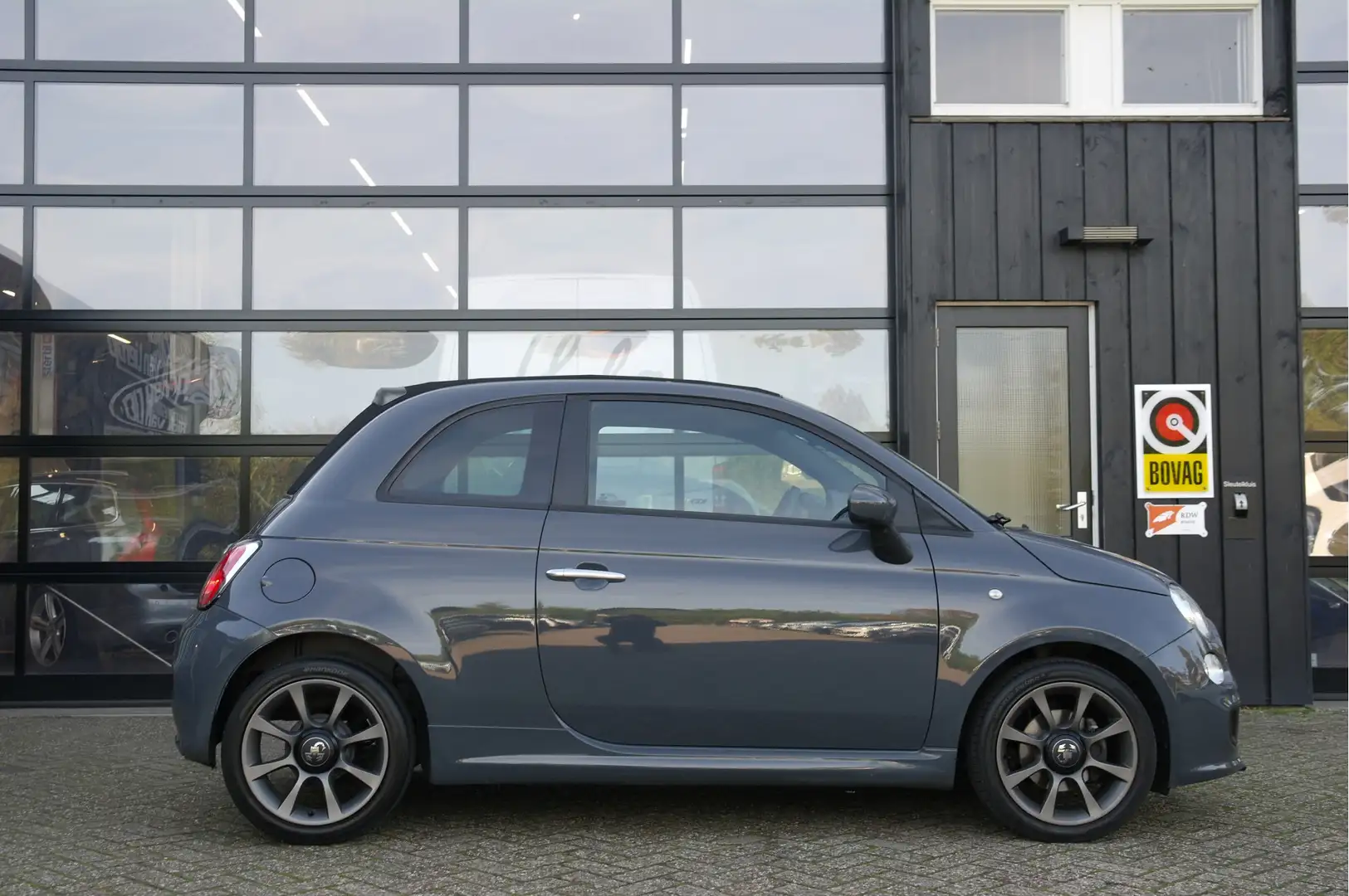 Fiat 500C 0.9 TwinAir 500S | Griglo Pastello | 16" Afiat 500 Grijs - 2