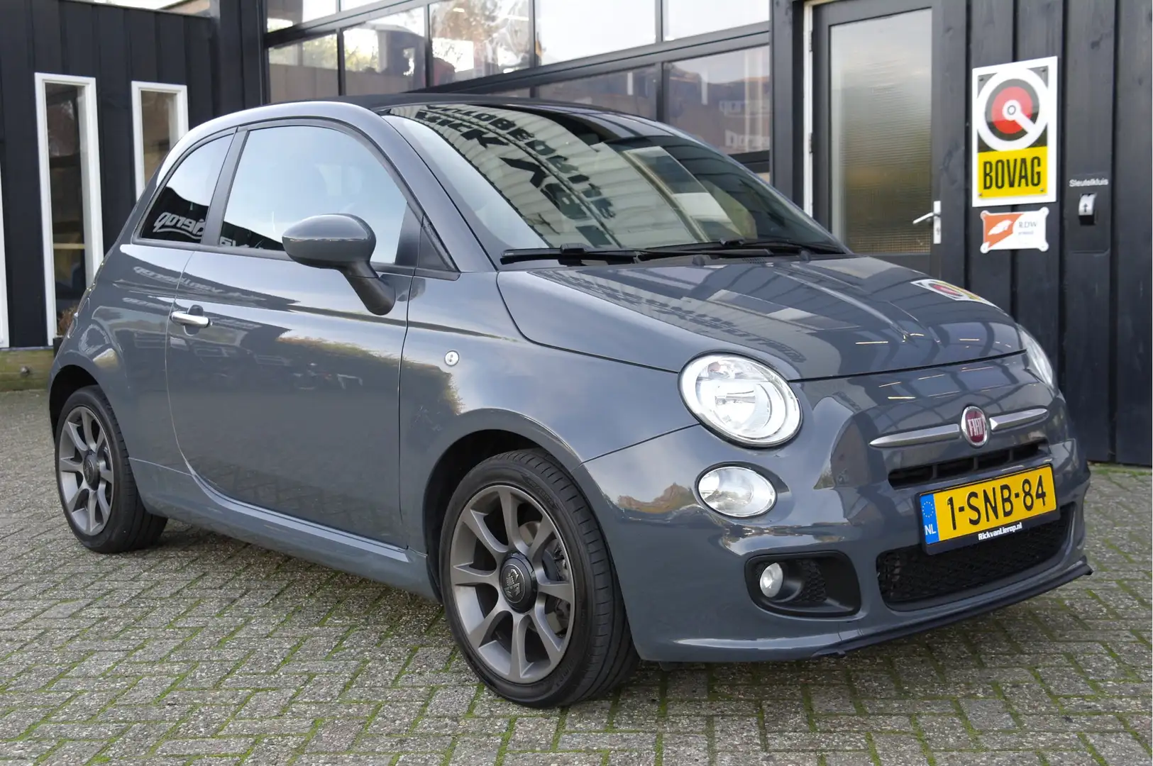 Fiat 500C 0.9 TwinAir 500S | Griglo Pastello | 16" Afiat 500 Grijs - 1
