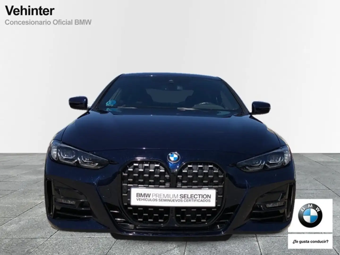 BMW 420 420dA Coupé Bleu - 2