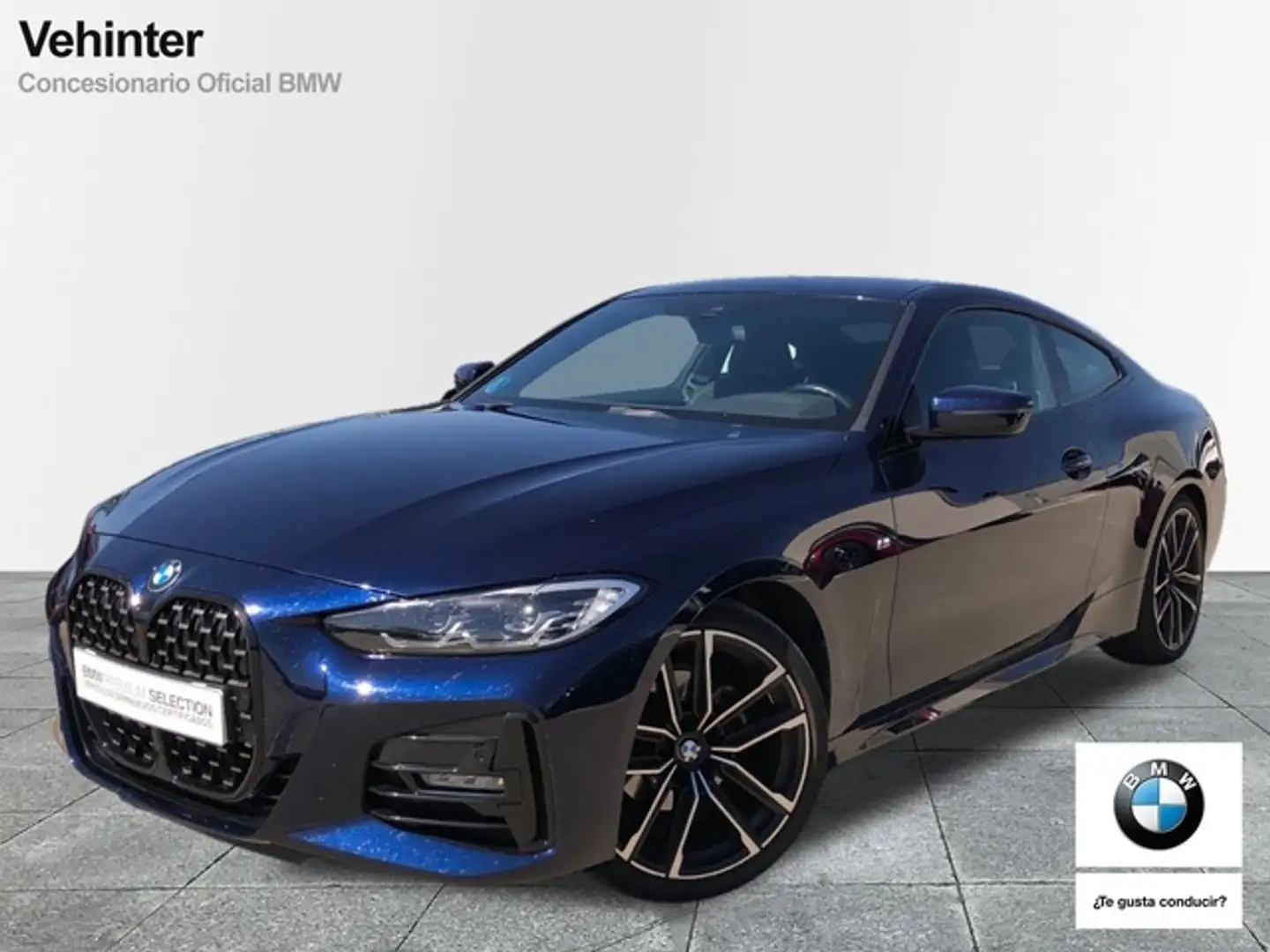 BMW 420 420dA Coupé Bleu - 1