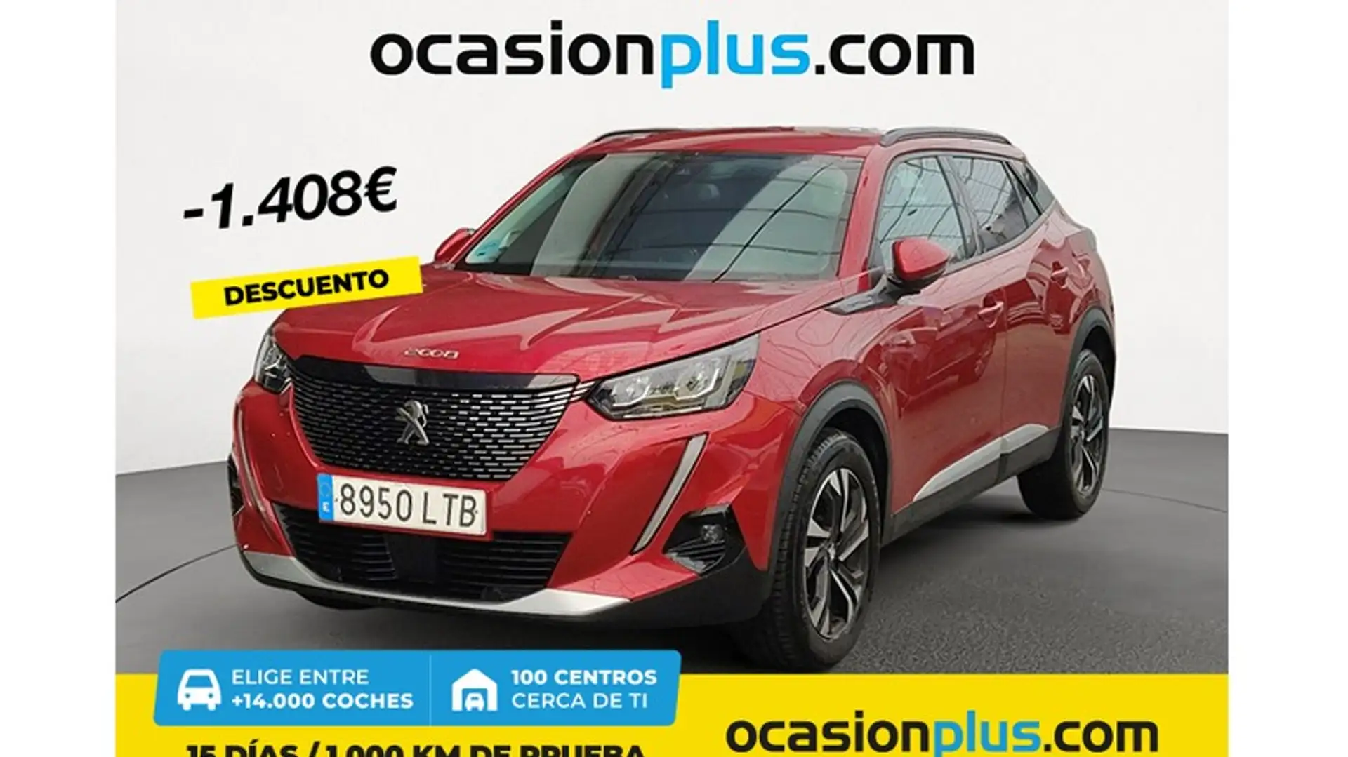 Peugeot 2008 1.2 PureTech S&S Allure Pack EAT8 130 Rosso - 1
