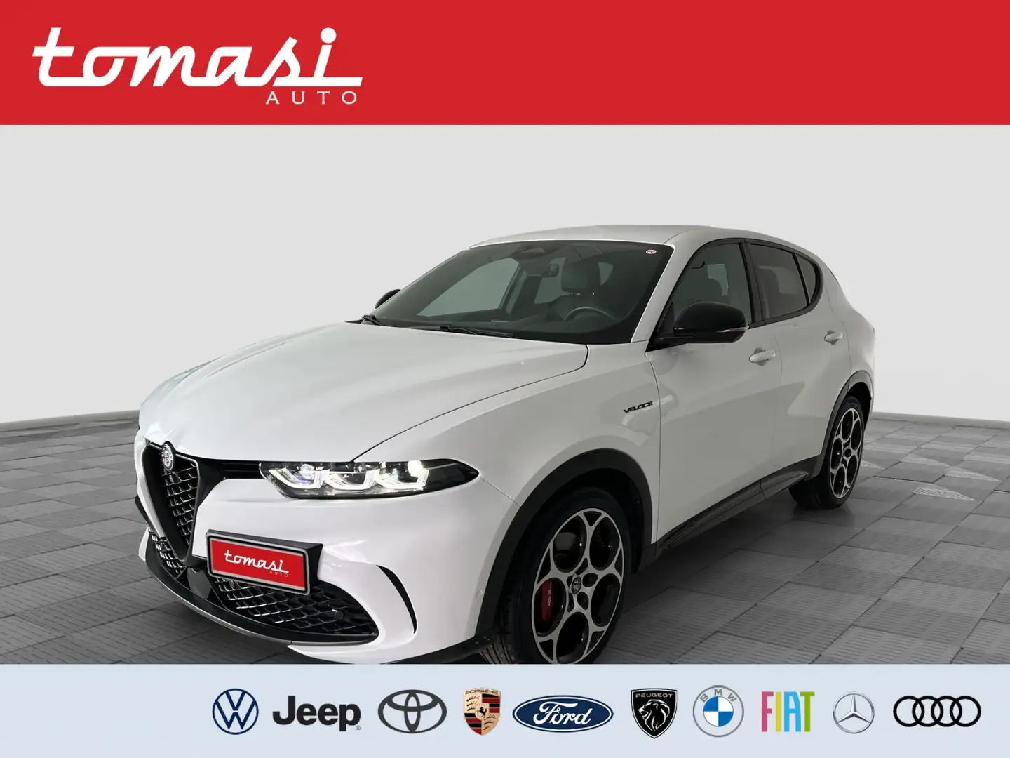 Alfa Romeo Tonale 1.5 160CV MHEV TCT7 Veloce CERCHI 19,PINZE FRENO R Bílá - 1