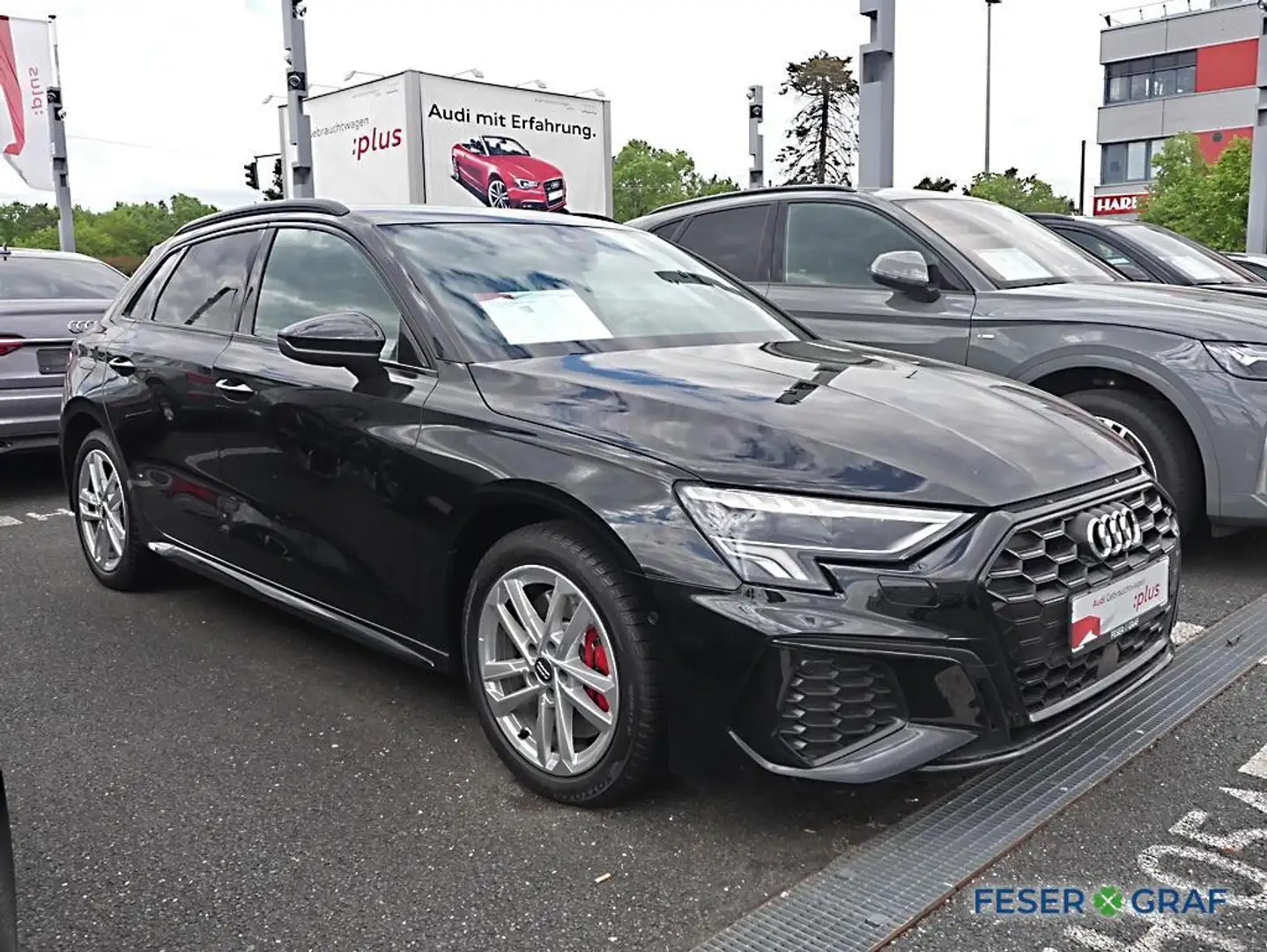 Audi A3 45 TFSI e S-Line S tronic NAVI LED SHZ Negro - 2