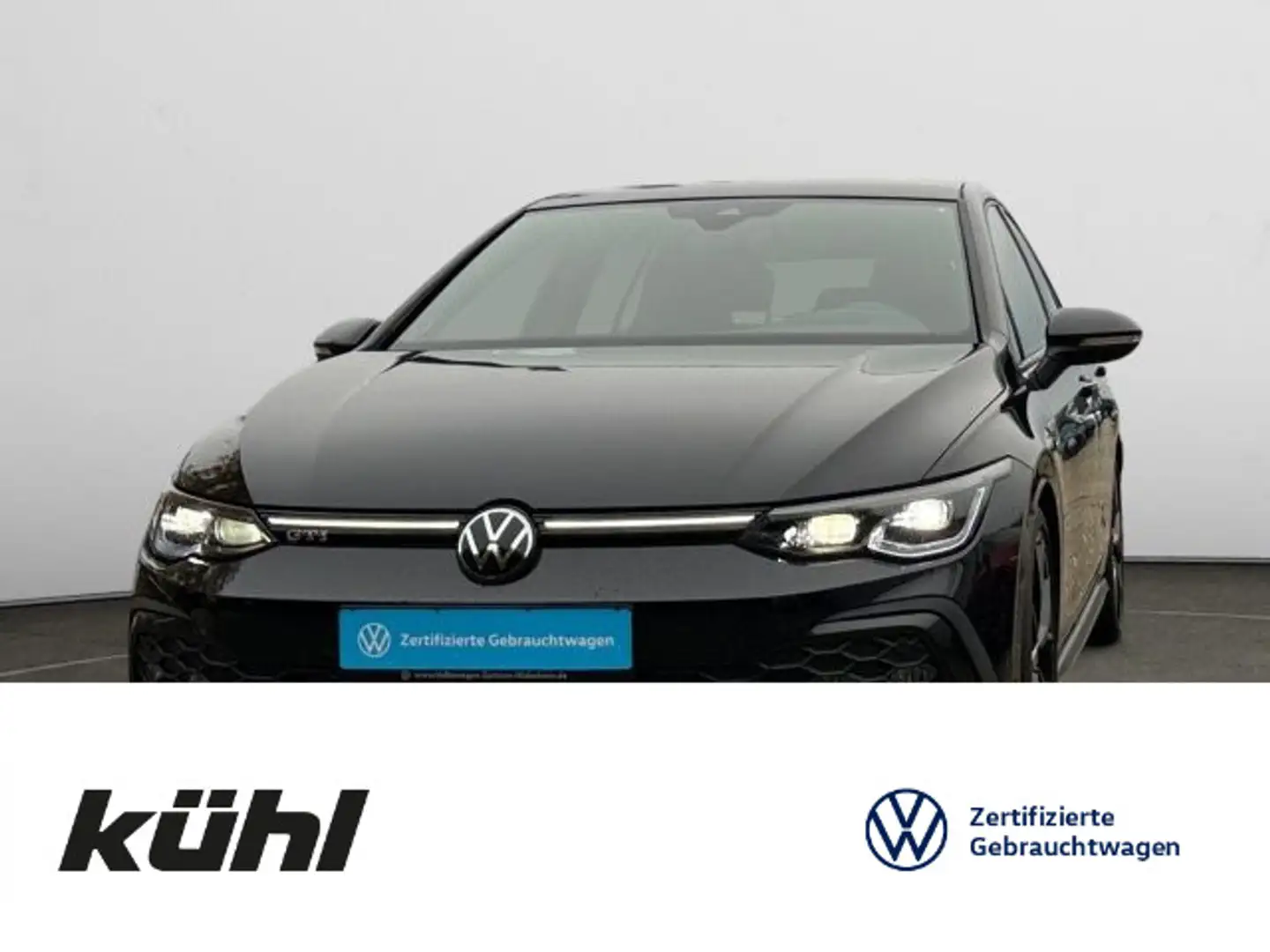 Volkswagen Golf GTI Golf VIII GTI 2.0 TSI DSG Navi,AHK,Pano,DCCHUD Schwarz - 1