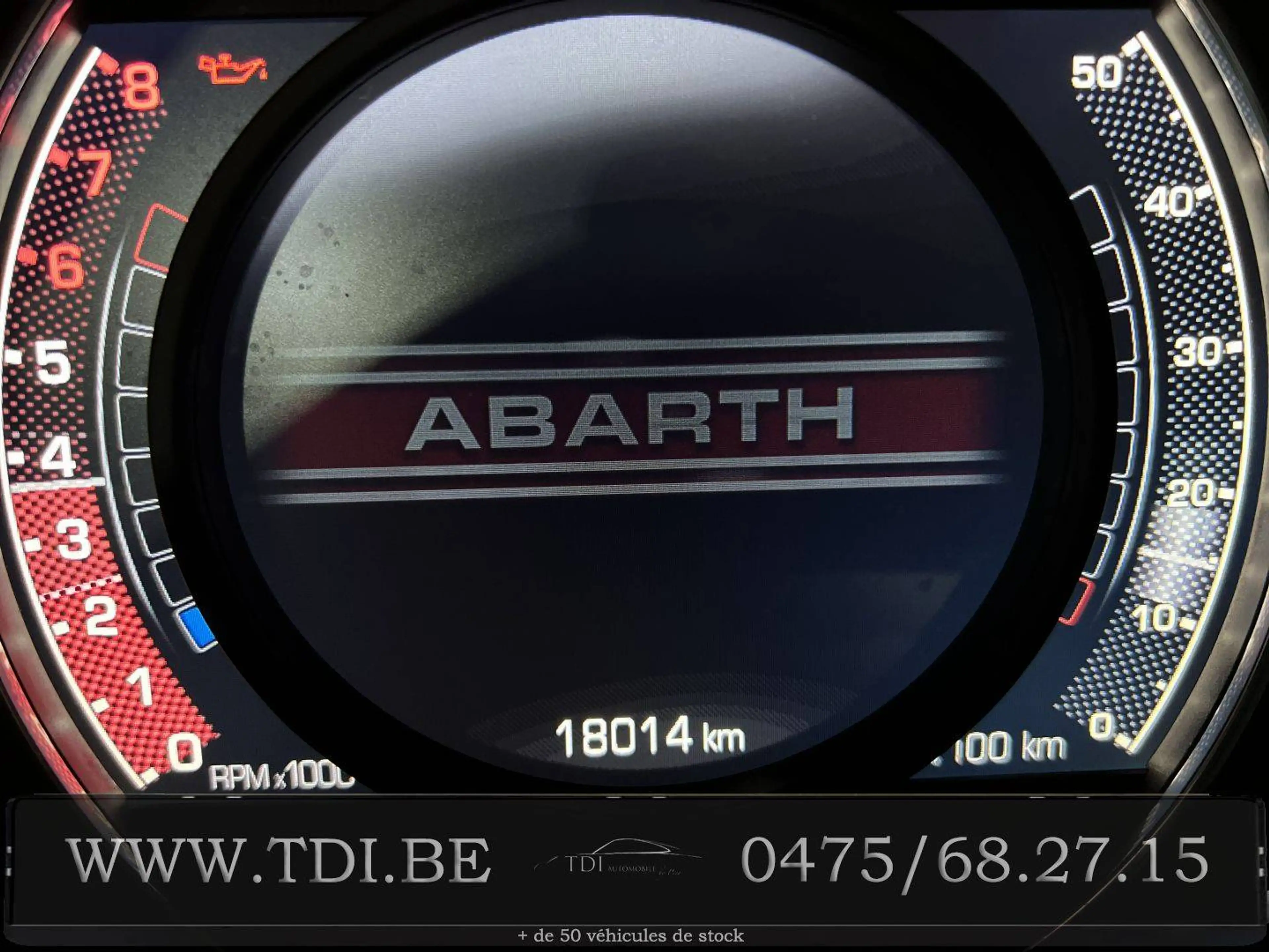 Abarth 595 *F595*TVA RECUPERABLE*163cv*Etat Nuf* 18.000km*Belge*Garantie* — photo 13
