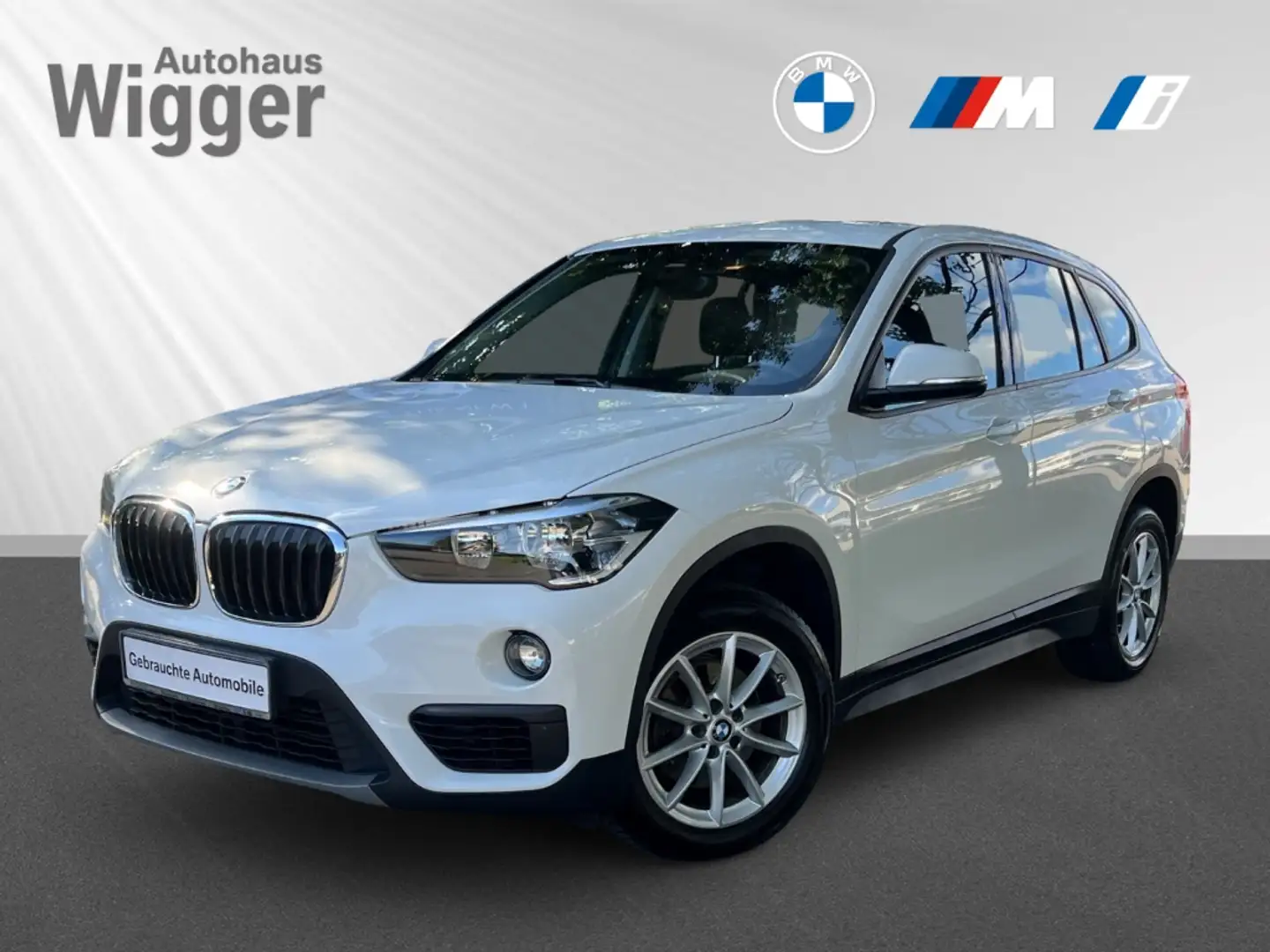 BMW X1 sDrive 18i Advantage/Navigation/SHZ/GRA/PDC Weiß - 1