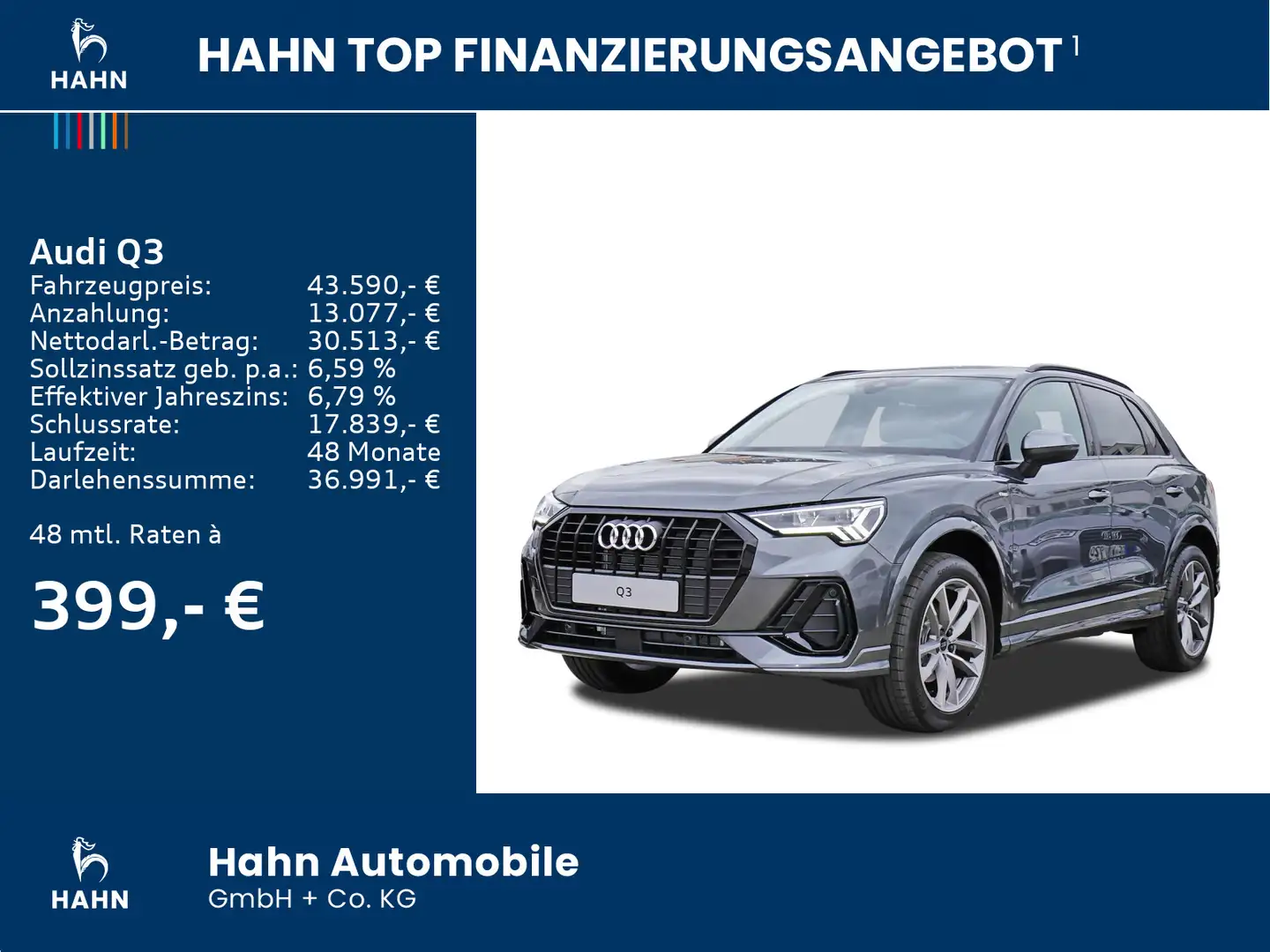 Audi Q3 Audi Q3 S line 35 TFSI 110(150) kW(PS) S-Tronic Grau - 2