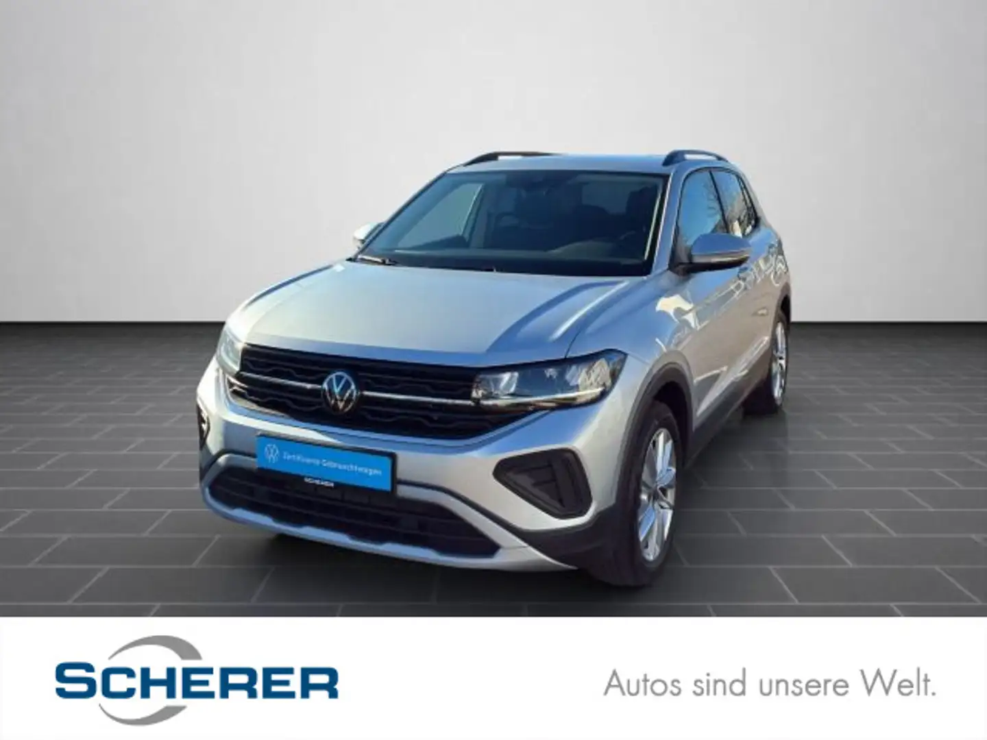 Volkswagen T-Cross 1.0 TSI DSG Life LED+Kamera+App+Climatr+ Silber - 1