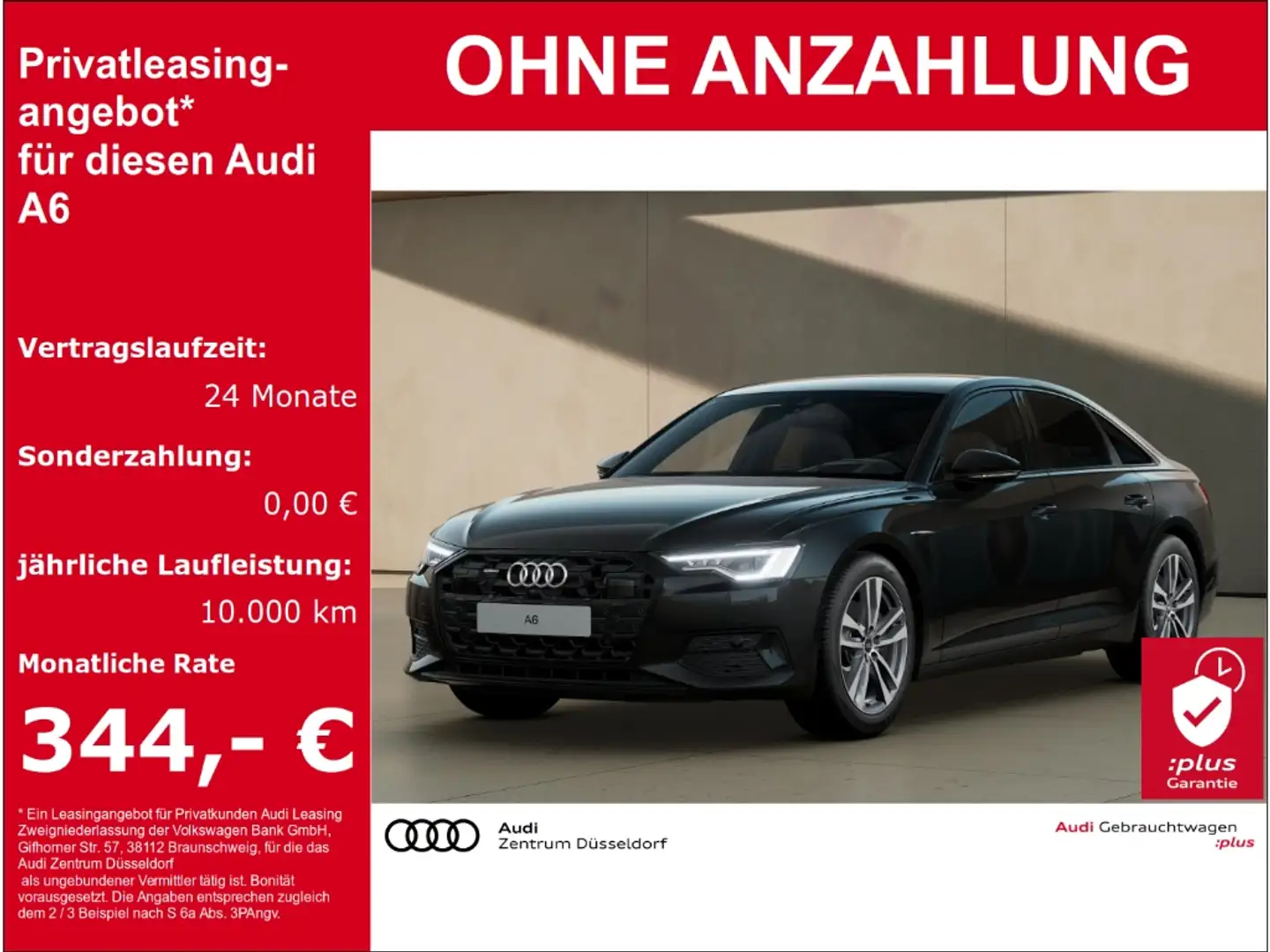 Audi A6 Lim. 45 TFSI quattro advanced Schwarz - 1