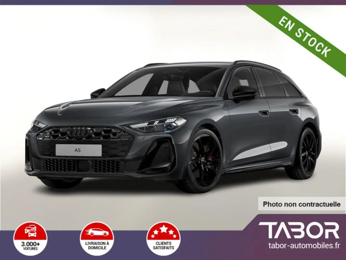 Audi A5 TDI 204 2xS line Tech+ 19p ExtP Gris - 1