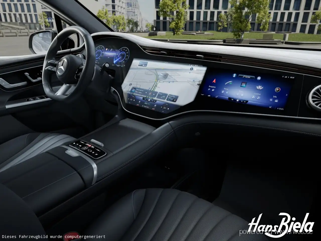 Mercedes-Benz EQE 350 4M AMG/Prem+/Night/Pano/Hyper/DigLi/AHK, миниатюра 10