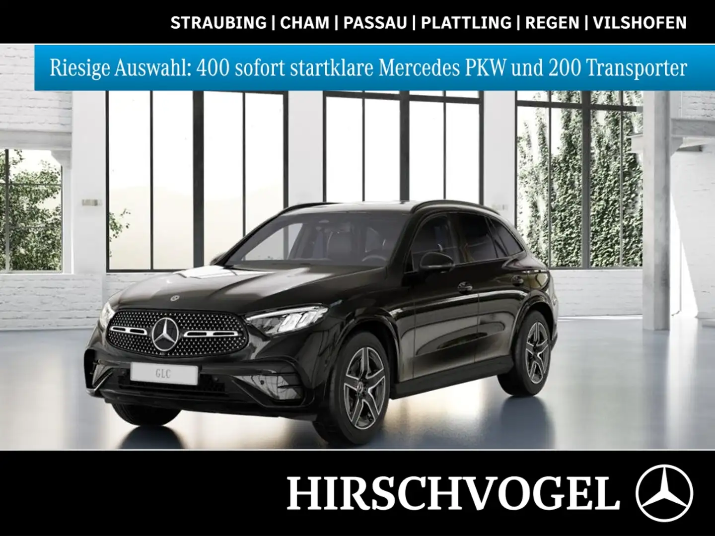 Mercedes-Benz GLC 200 4M EDITION AMG-Line+Night+AHK+DISTRONIC Schwarz - 1