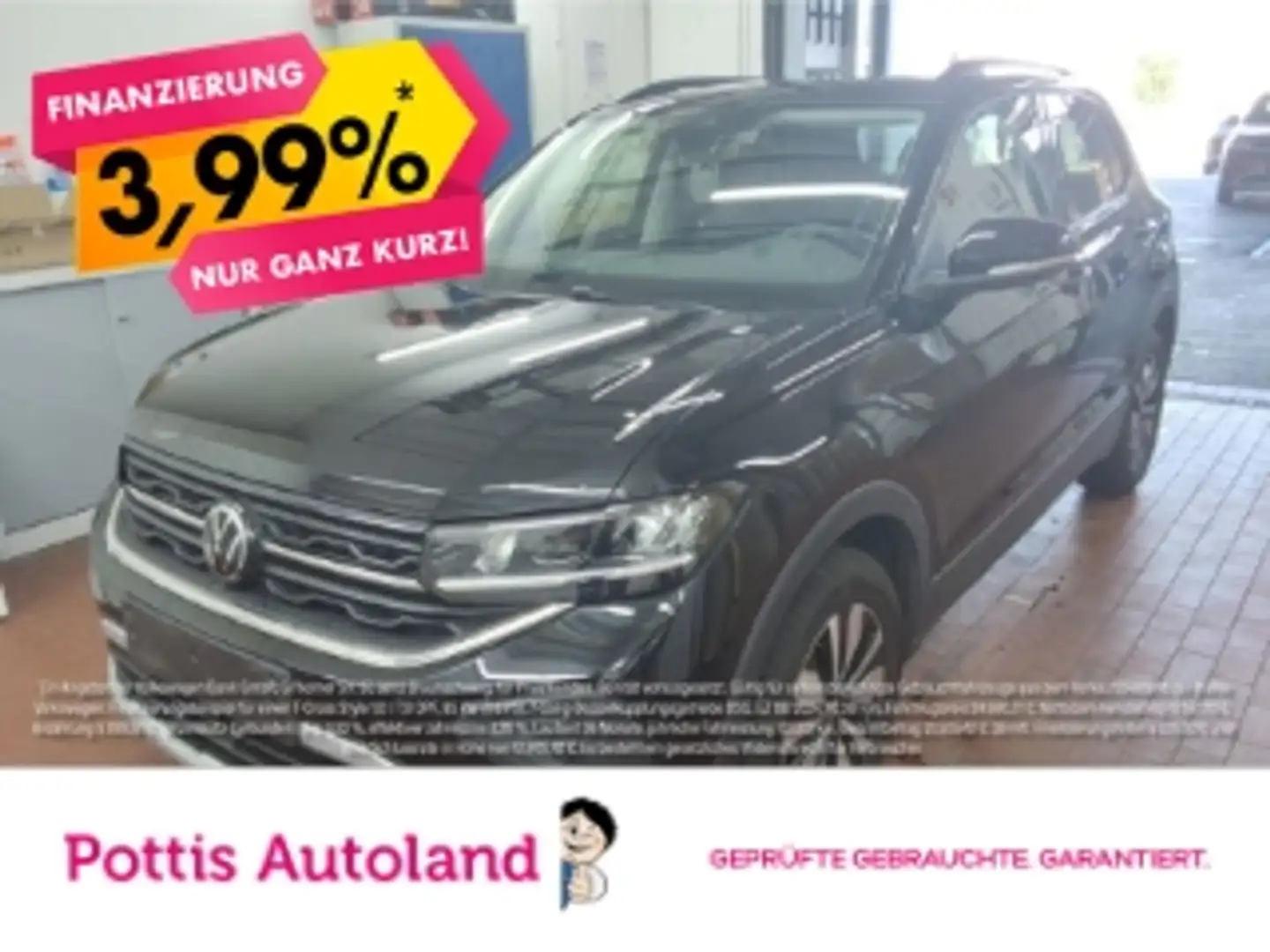Volkswagen T-Cross 1.0 TSI GOAL KAMERA KLIMA PDC SHZG Schwarz - 1
