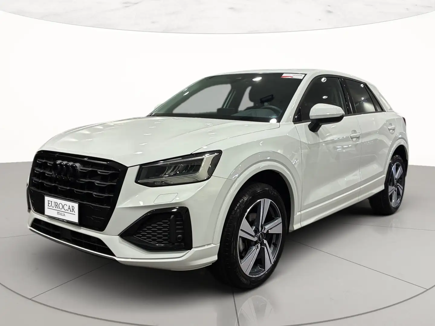 Audi Q2 30 2.0 tdi identity black s-tronic Blanc - 1