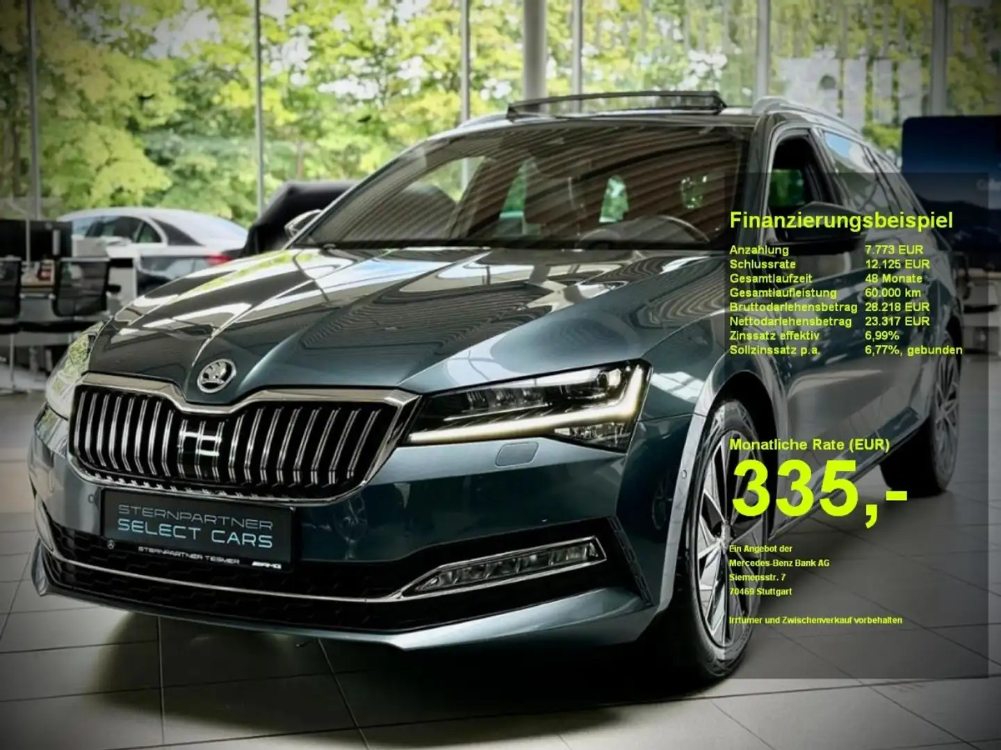 Skoda Superb Combi L&K 4x4 AHK+StHz+PANO+Memory+360 Grau - 1