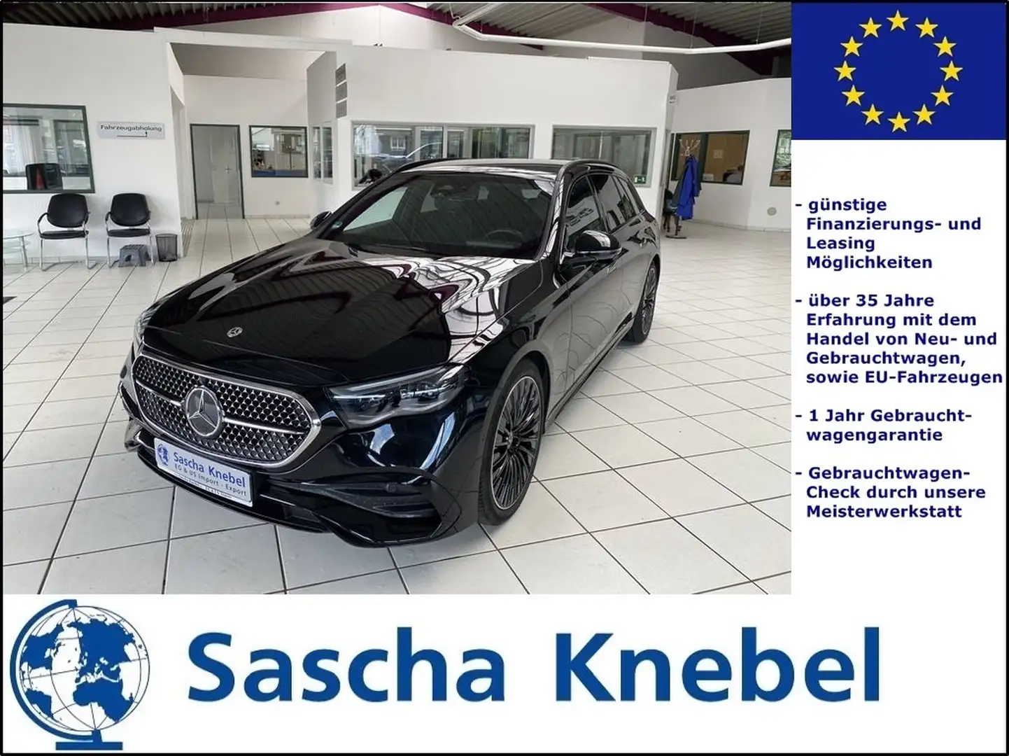 Mercedes-Benz E 300 de 4Matic 2x AMG Line AHK 20" Burmester Nero - 1