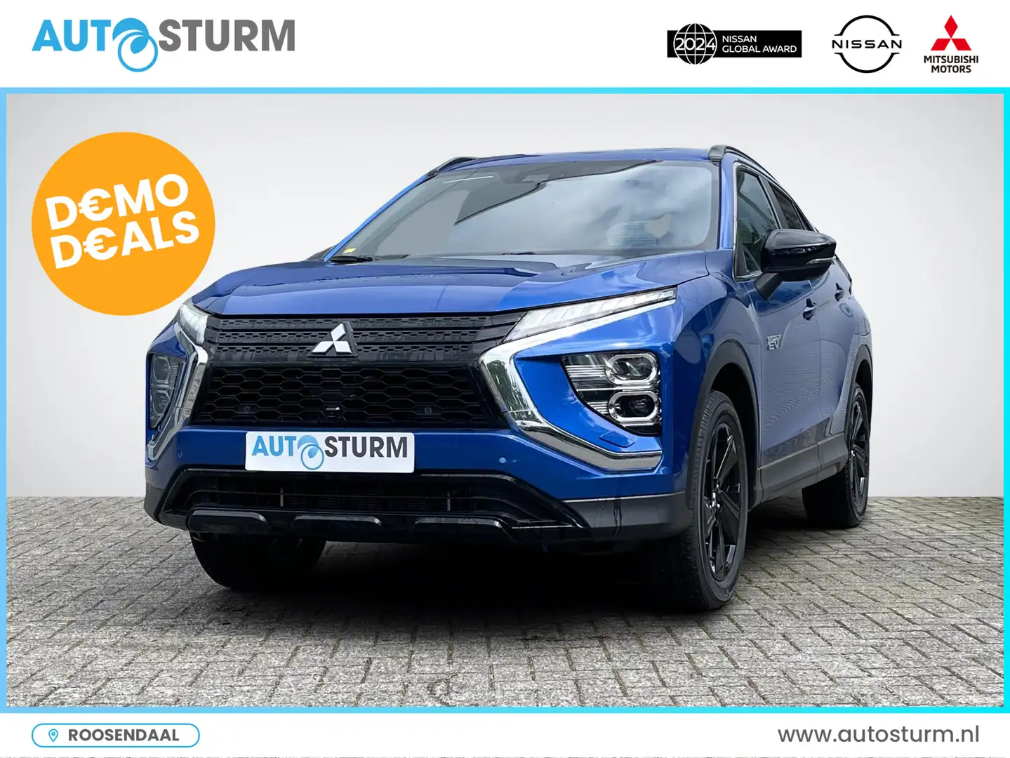 Mitsubishi Eclipse Cross 2.4 PHEV Black Edition Kék - 1