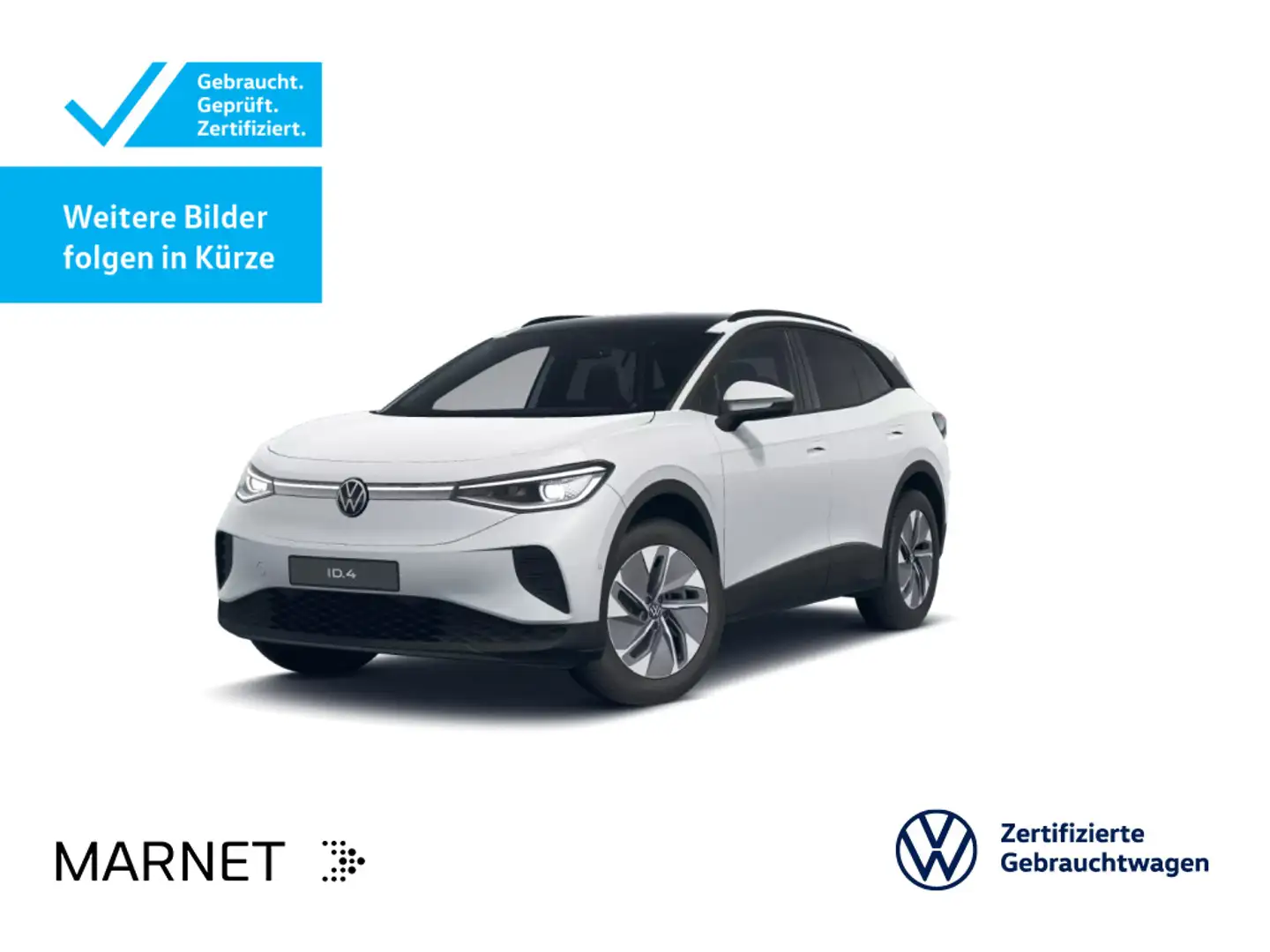 Volkswagen ID.4 Pro*82 kWh*Navi*AHK*Wärmep*Pano*Kamera*IQ-L Weiß - 1