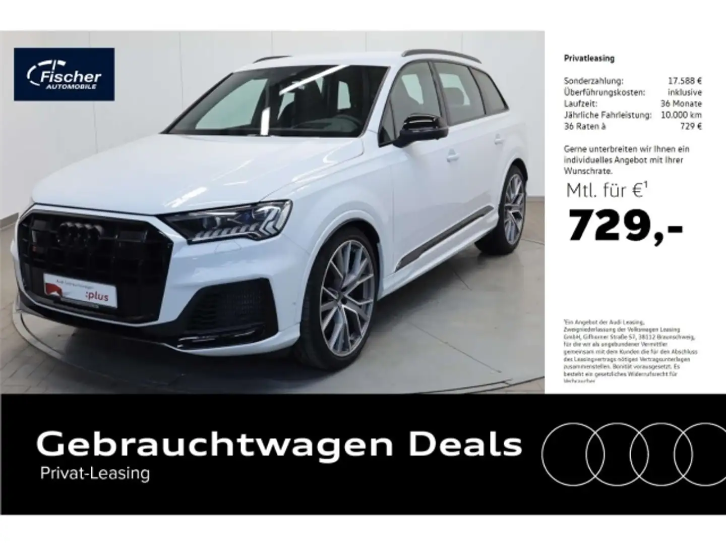 Audi SQ7 TFSI quattro Tip. 7-Sitzer/Laser/Leder/HUD Weiß - 1