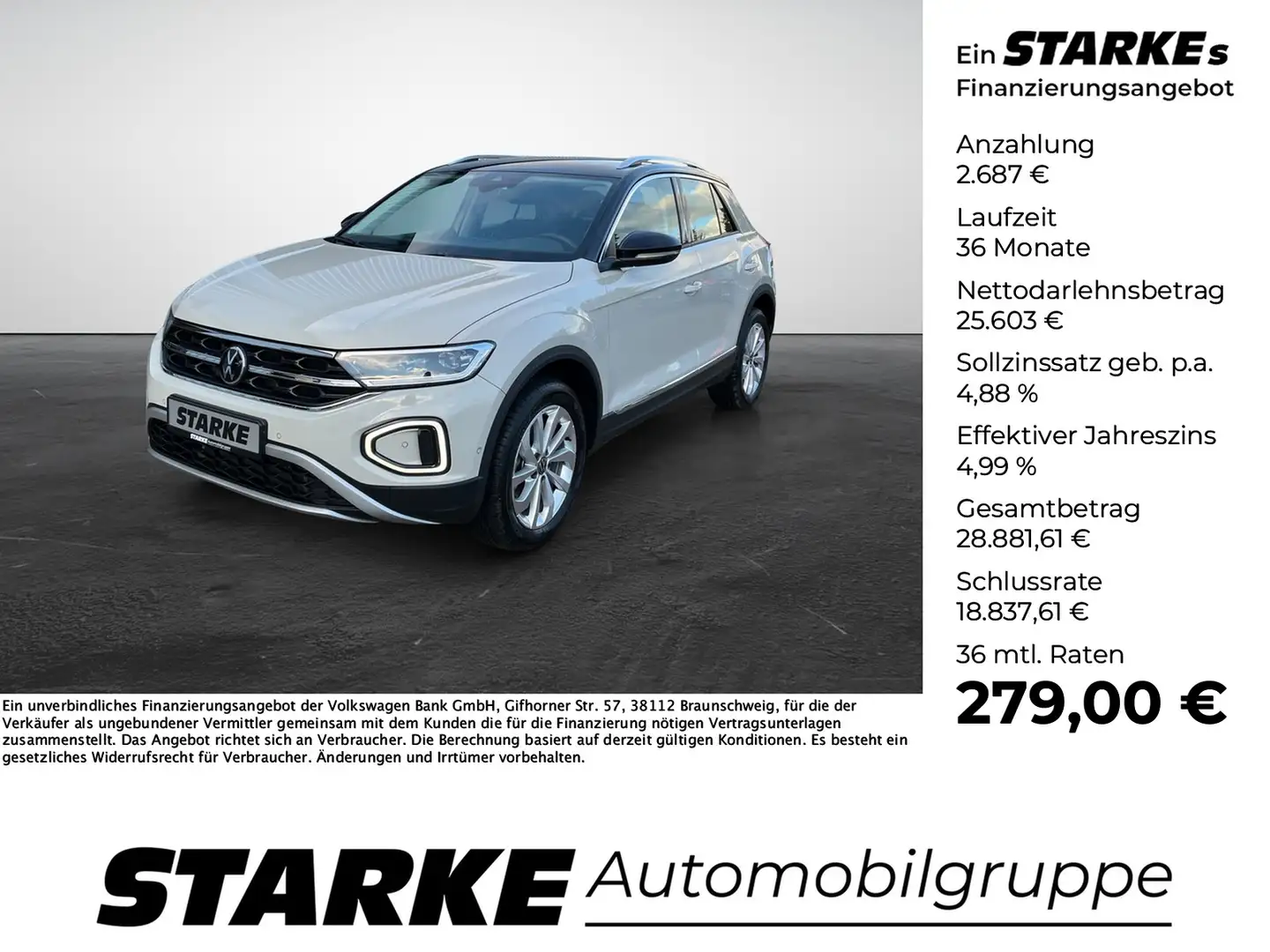 Volkswagen T-Roc 1.5 TSI DSG Style Grigio - 1