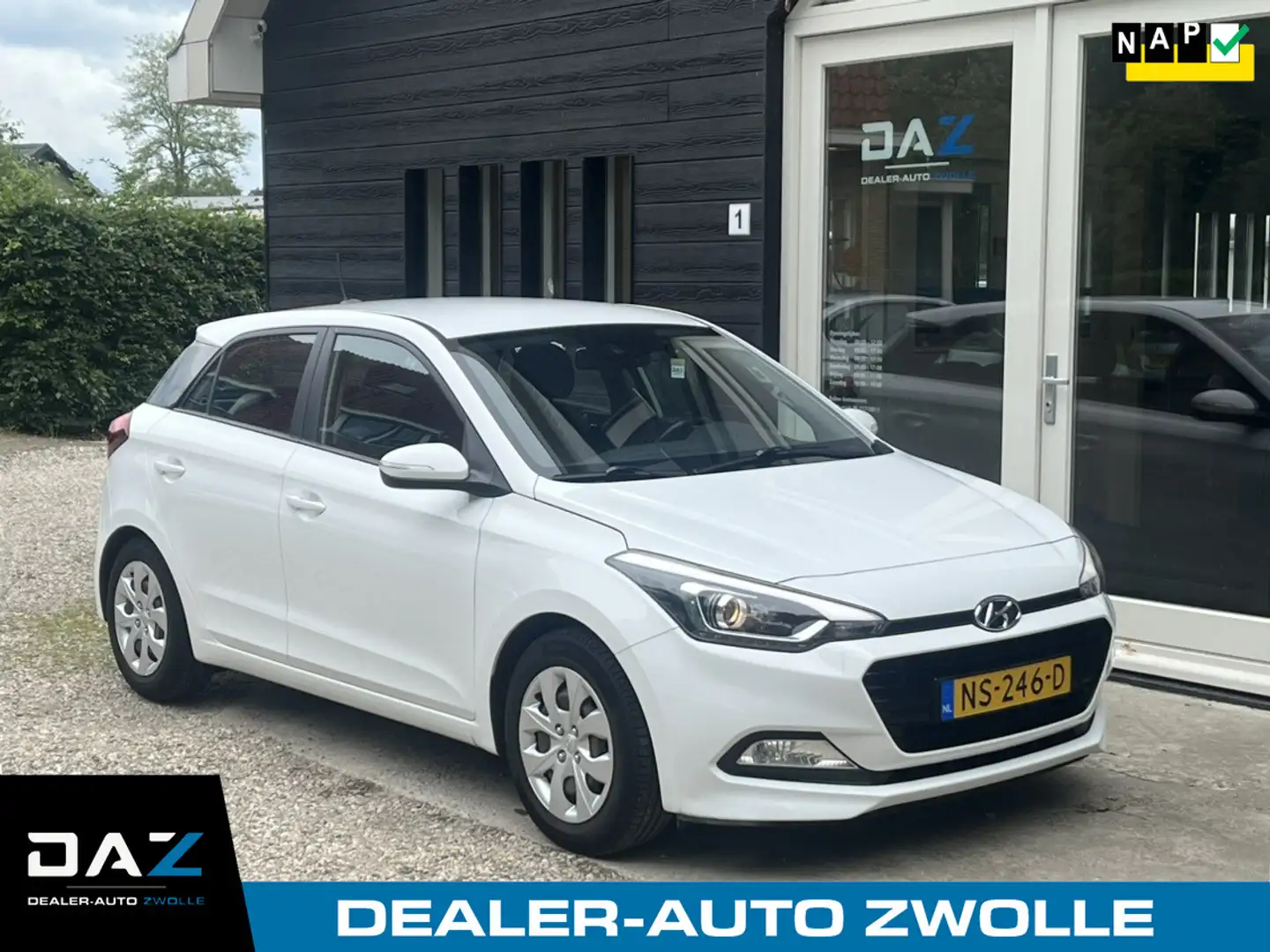 Hyundai i20 1.0 T-GDI Comfort Ecc/Audio/Navi/Pdc/Lm Weiß - 1