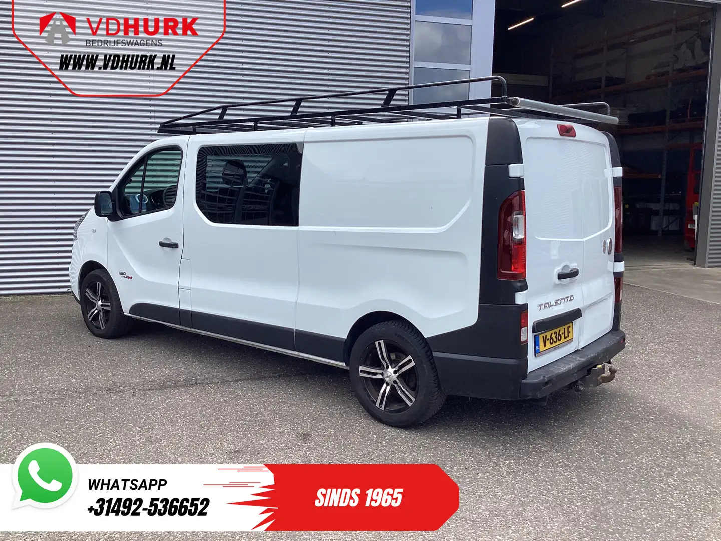 Fiat Talento 1.6 MJ 125 pk L2 DC Dubbel Cabine EXPORT ONLY Airc Wit - 2