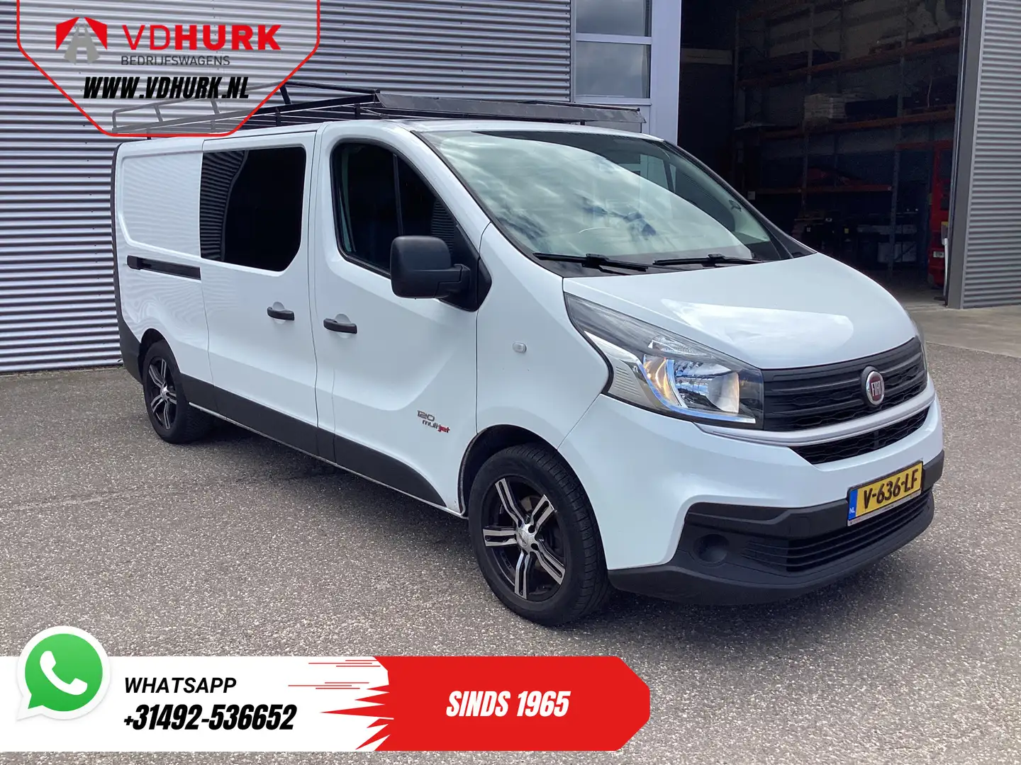 Fiat Talento 1.6 MJ 125 pk L2 DC Dubbel Cabine EXPORT ONLY Airc Wit - 1