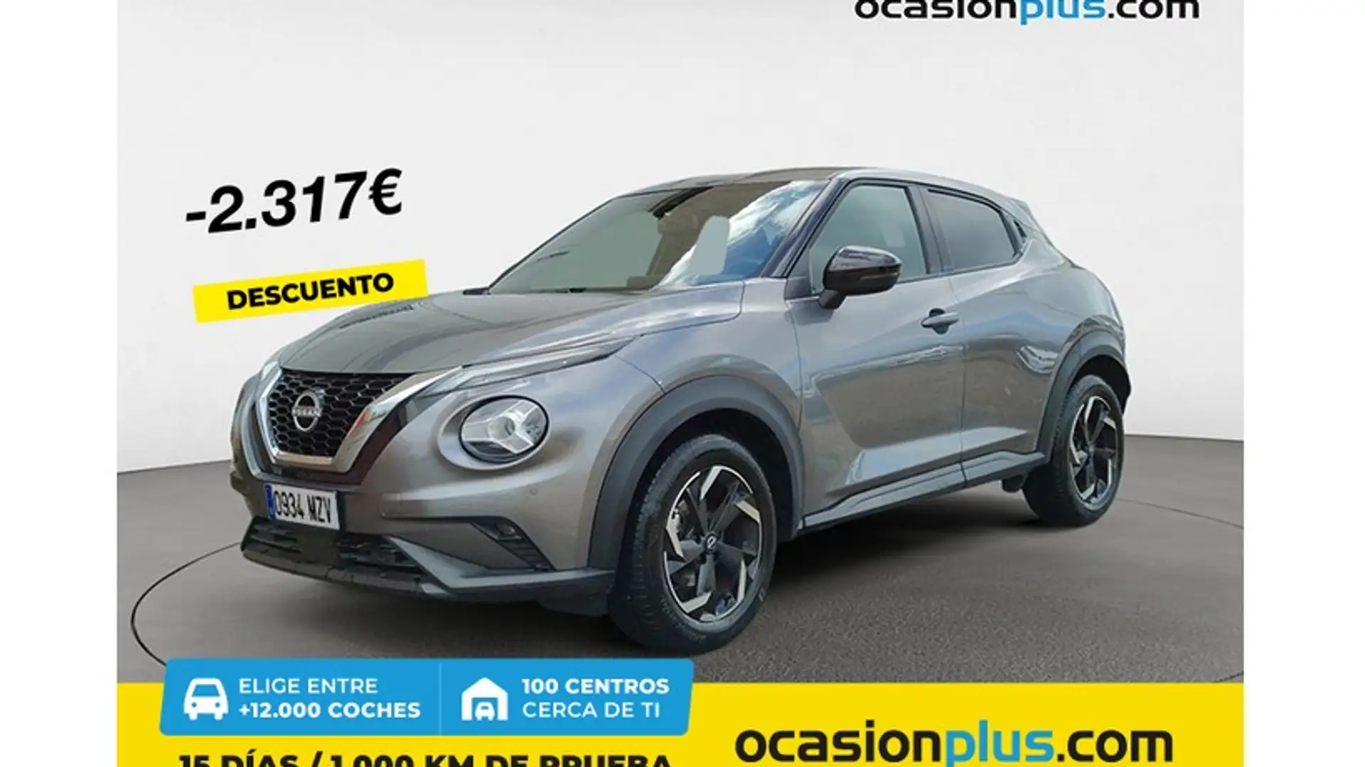 Nissan Juke 1.0 DIG-T N-Connecta 4x2 114 Grijs - 1