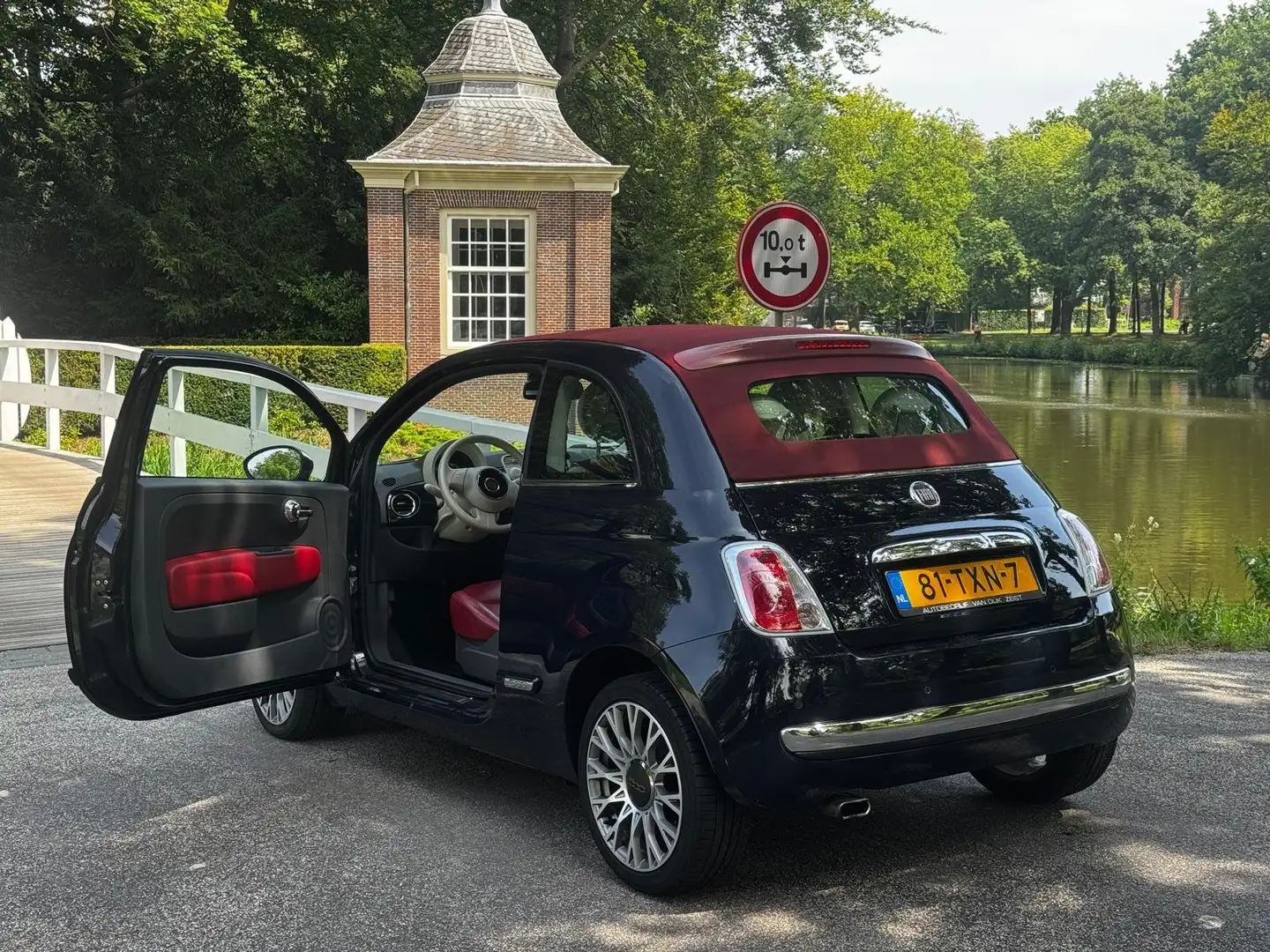 Fiat 500C 500C 0.9 TwinAir Lounge Blauw - 1