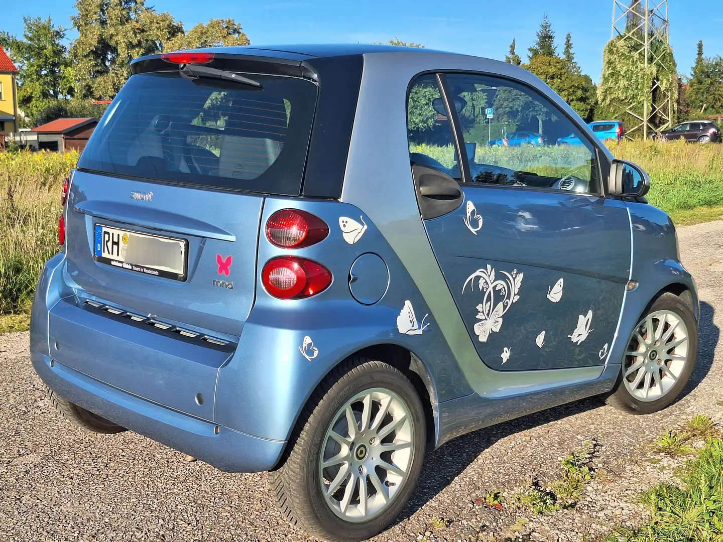 smart forTwo Stadtflitzer Coupe 451 mhd, TÜV neu Blau - 2