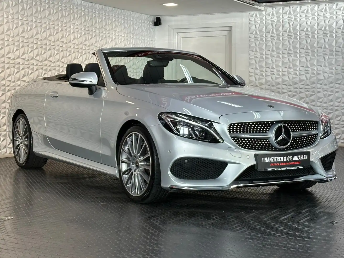 Mercedes-Benz C 200 CGI CABRIOLET AMG* LED#SHZ#NAVI#TEMPO#CAM Argento - 2