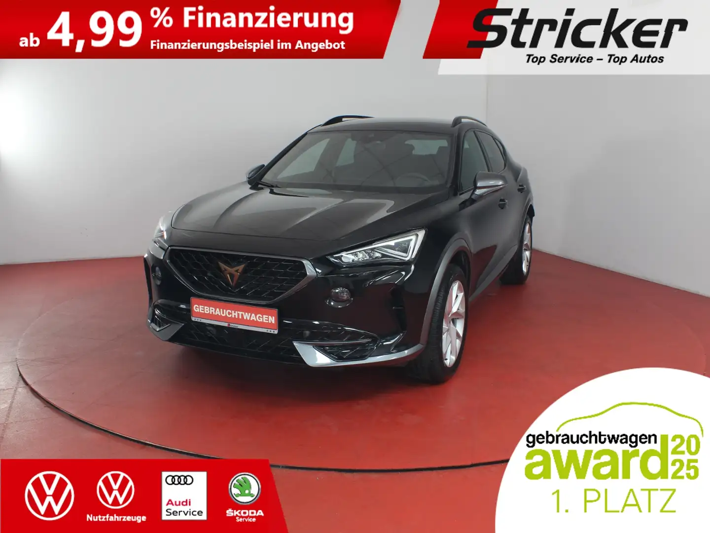 CUPRA Formentor 1.5TSI DSG 285,-ohne Anzahlung Einparkhilfe Schwarz - 1
