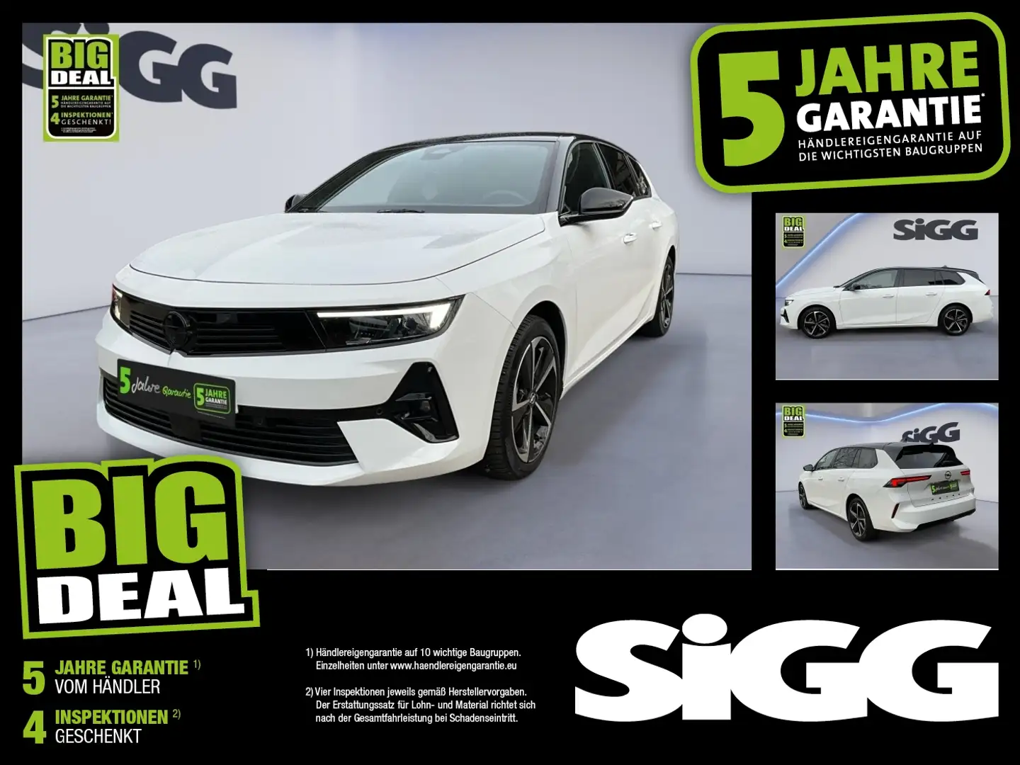 Opel Astra L Sports Tourer 1.2 Turbo GS 2xKlima 360 Weiß - 1