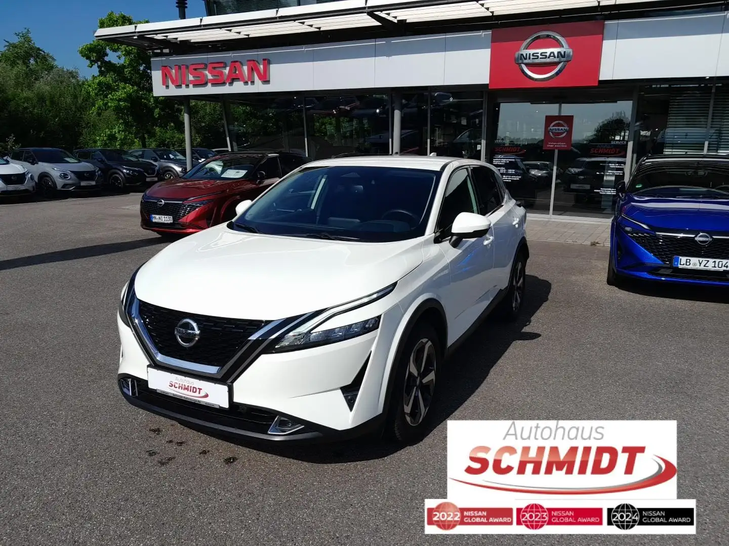 Nissan Qashqai 1.3 DIG-T N-Connecta AHK Blanc - 1