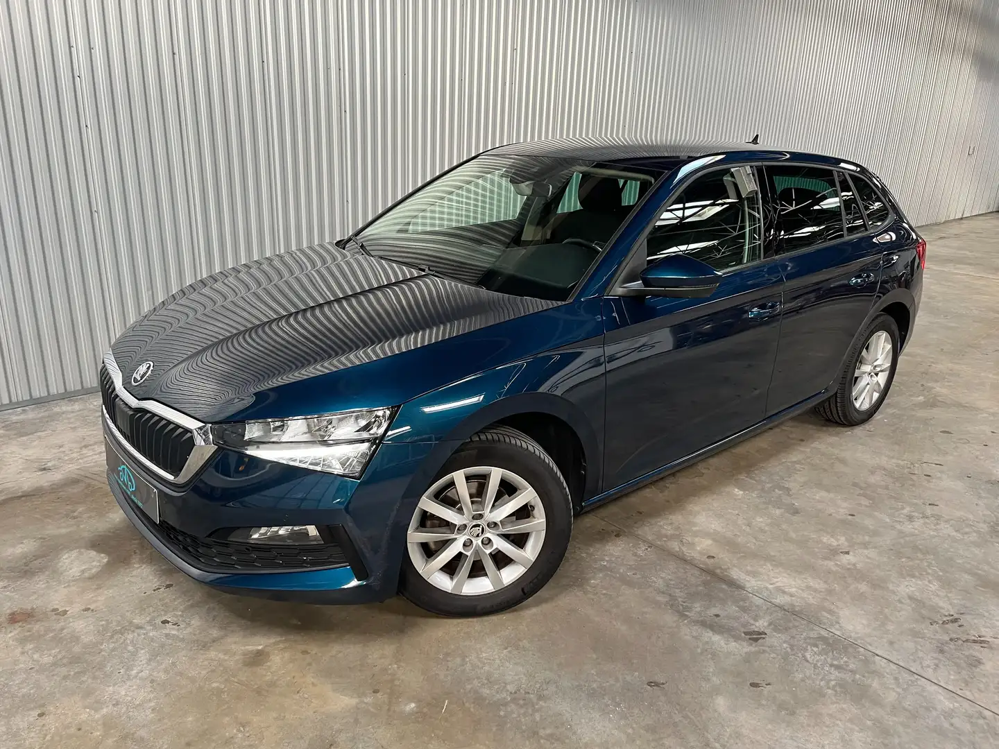 Skoda Scala Scala 1.0 TSI Ambition Navi Carplay PDC Bleu - 2
